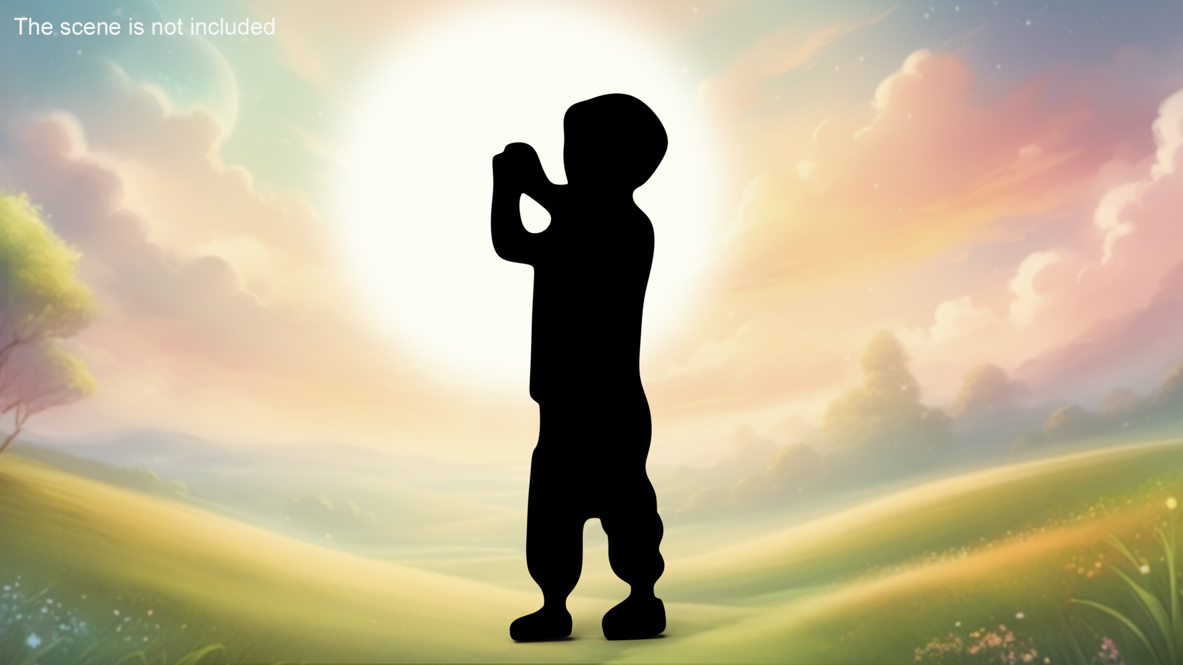 3D model Child Boy Silhouette