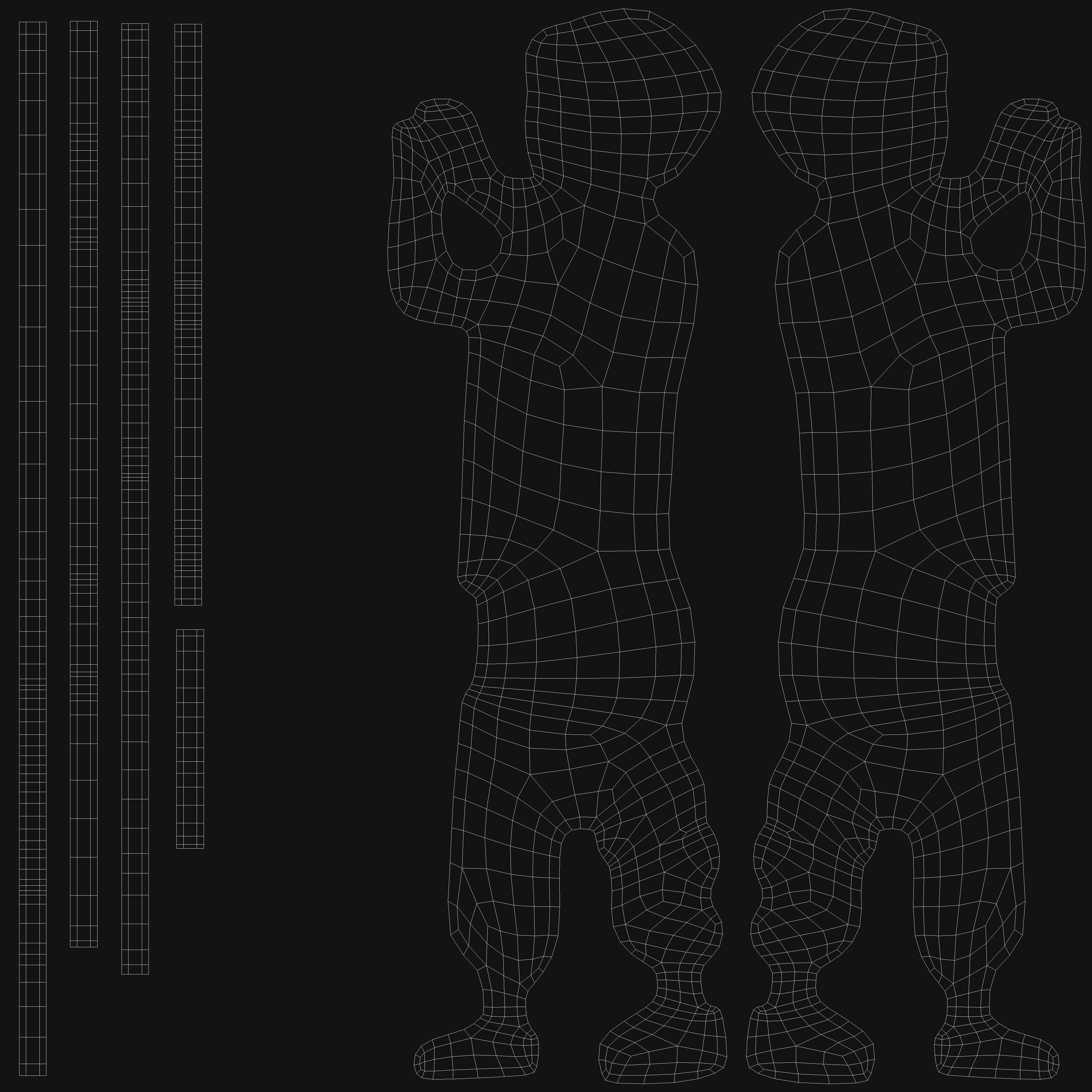3D model Child Boy Silhouette