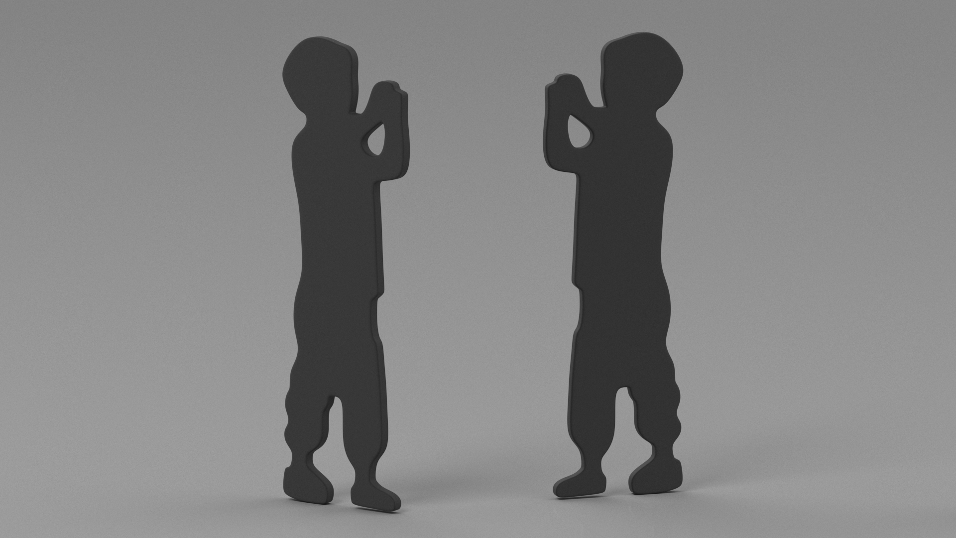 3D model Child Boy Silhouette