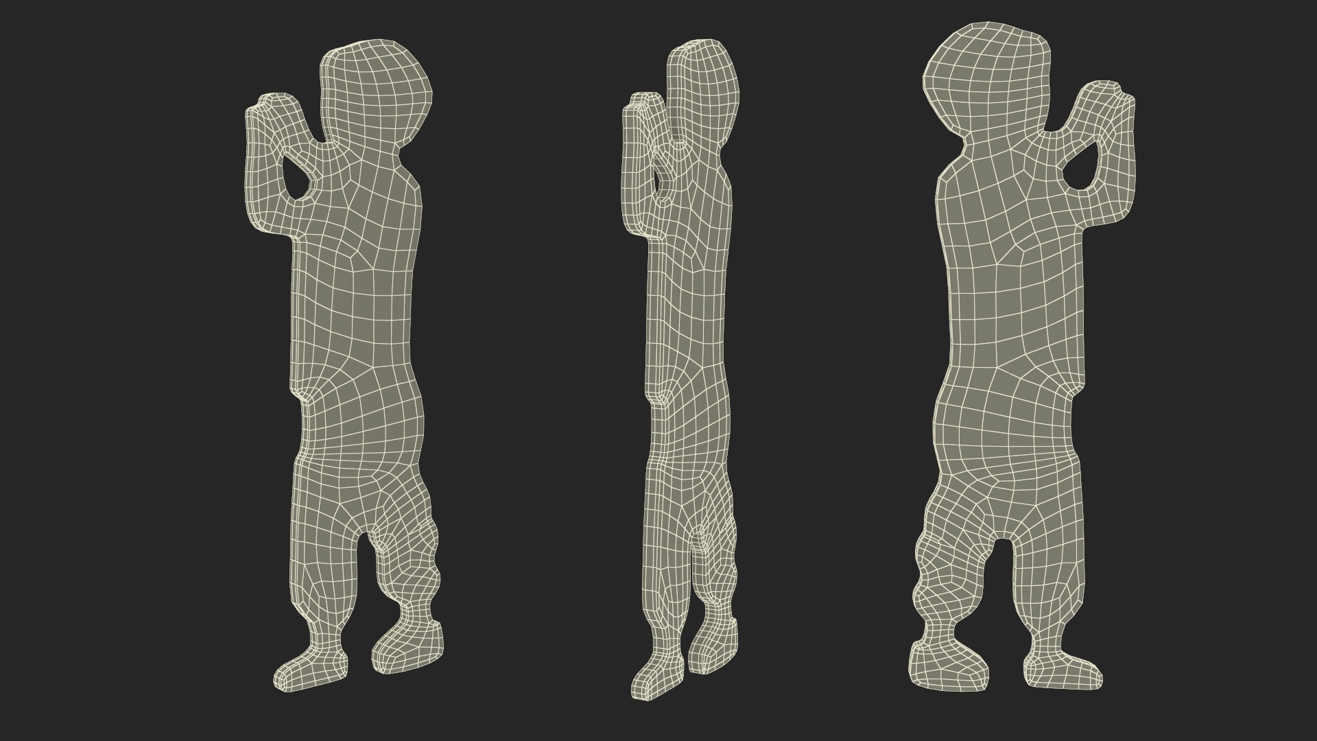 3D model Child Boy Silhouette