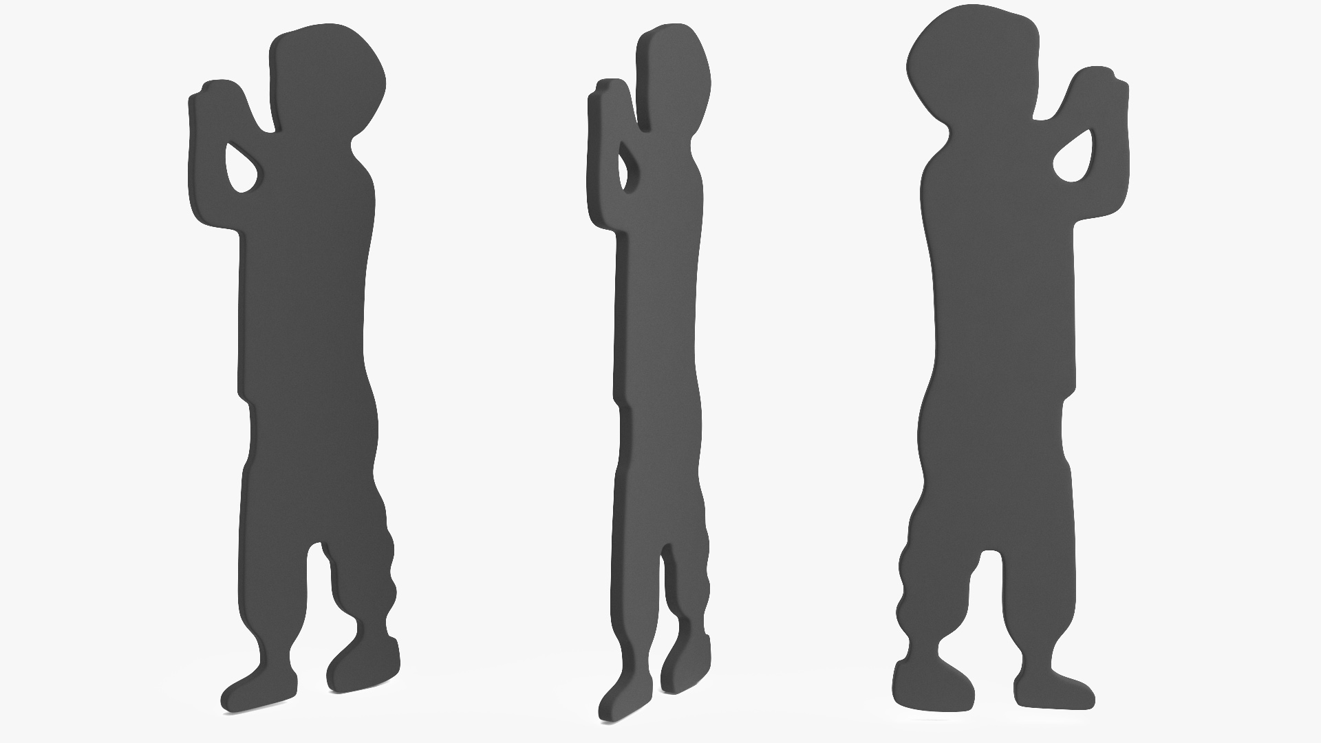 3D model Child Boy Silhouette