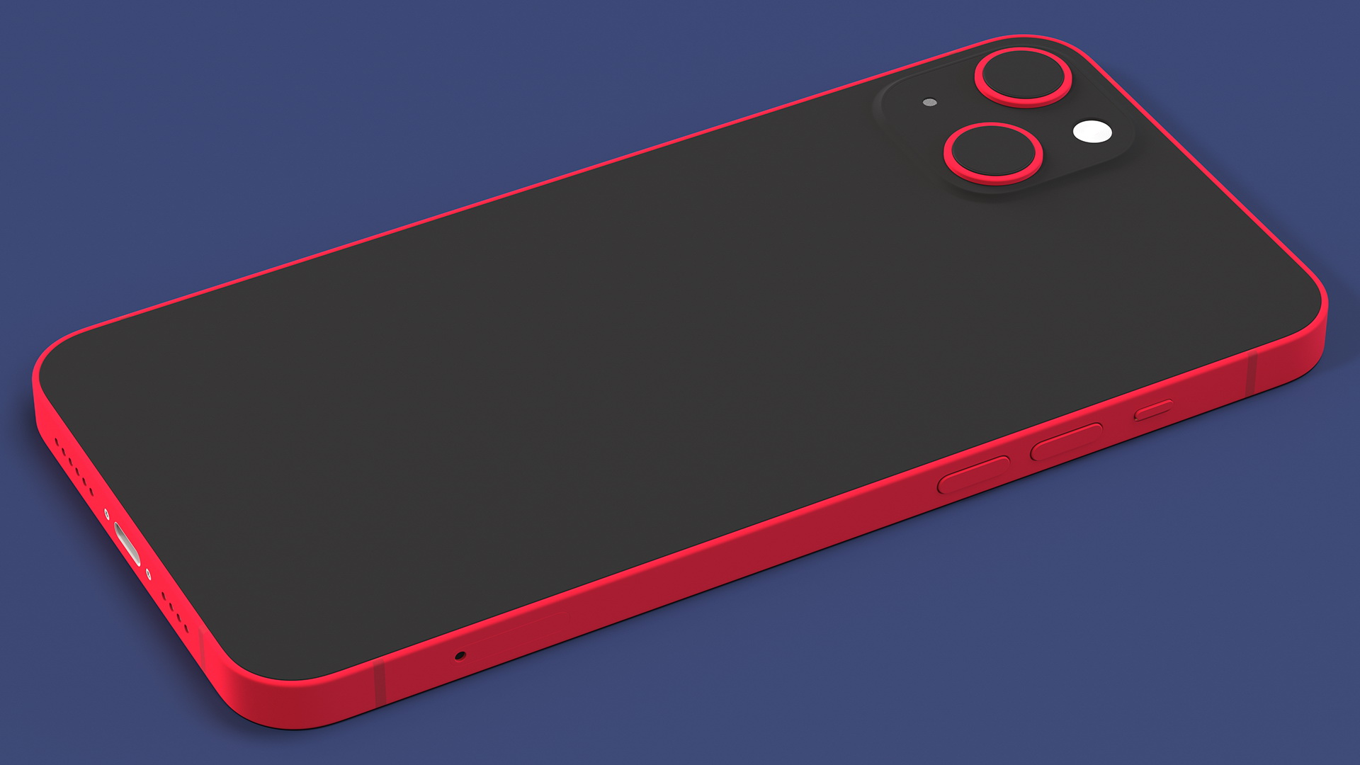 Apple iPhone 14 Plus Red 3D model