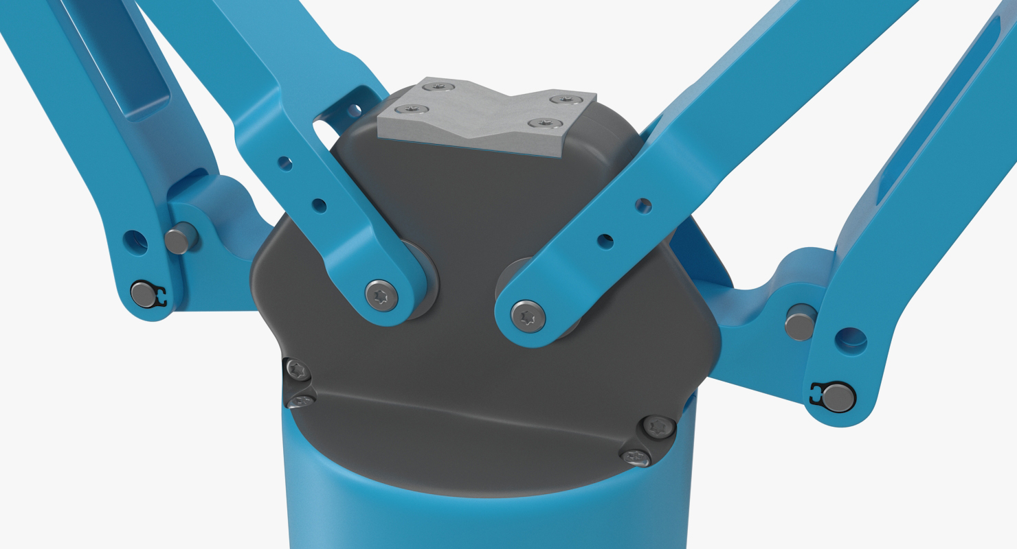 3D Robot Hand Gripper Generic Rigged model