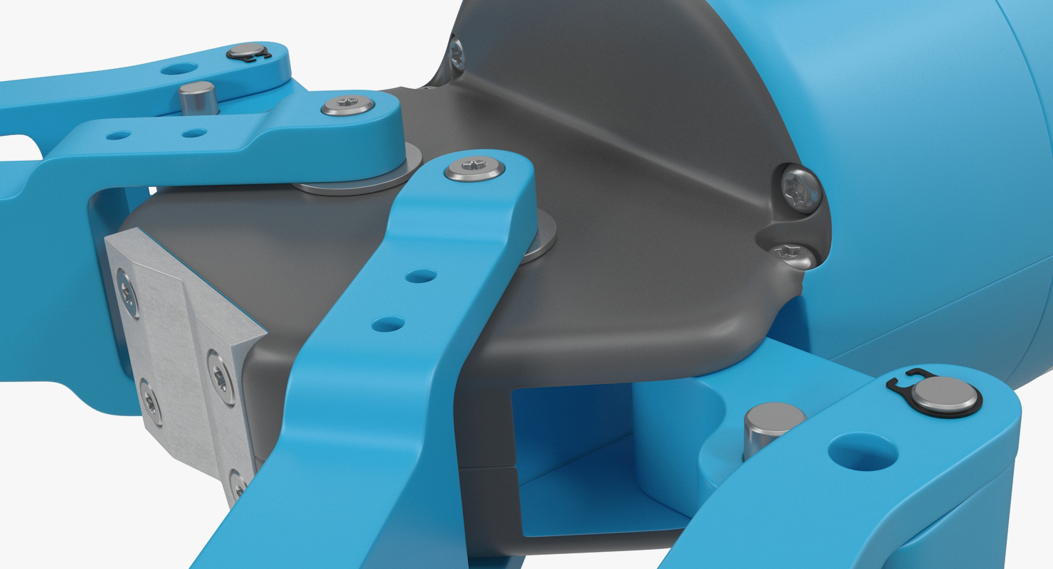 3D Robot Hand Gripper Generic Rigged model