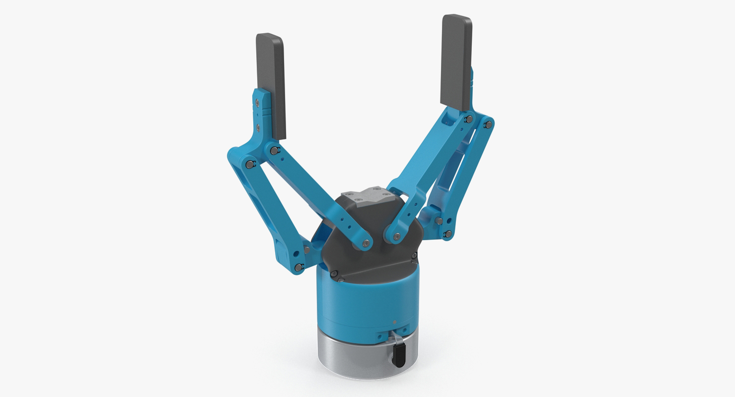 3D Robot Hand Gripper Generic Rigged model