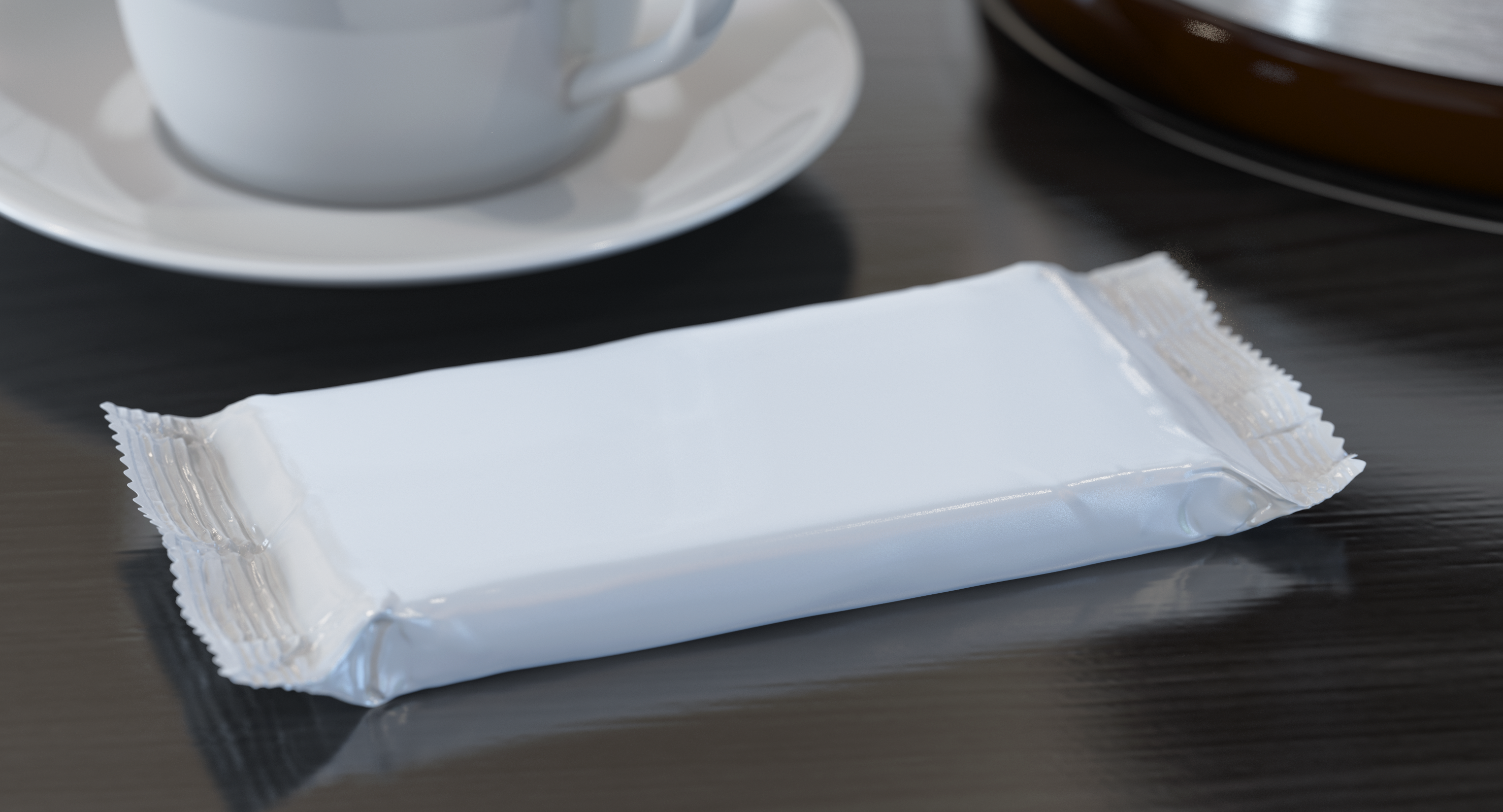 White Paper Wide Chocolate Bar, view 5