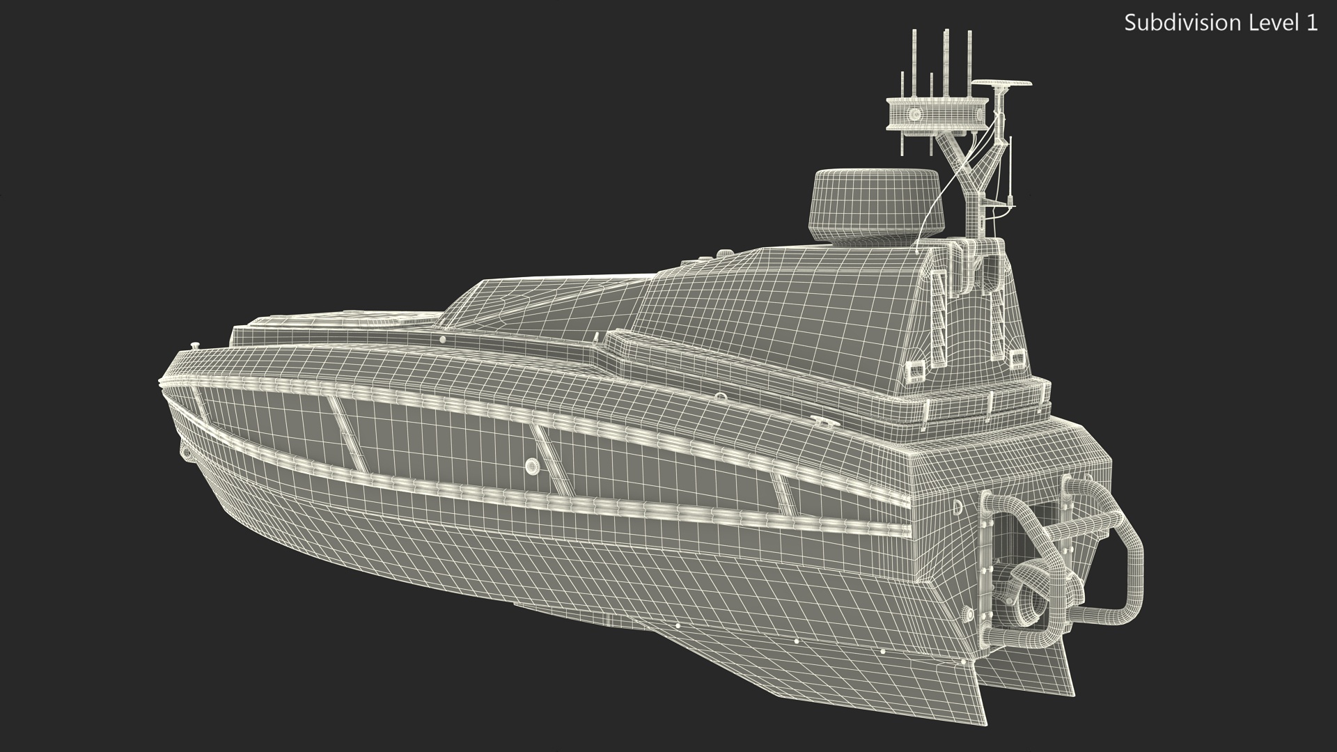 Unmanned Surface Vehicle 3D model