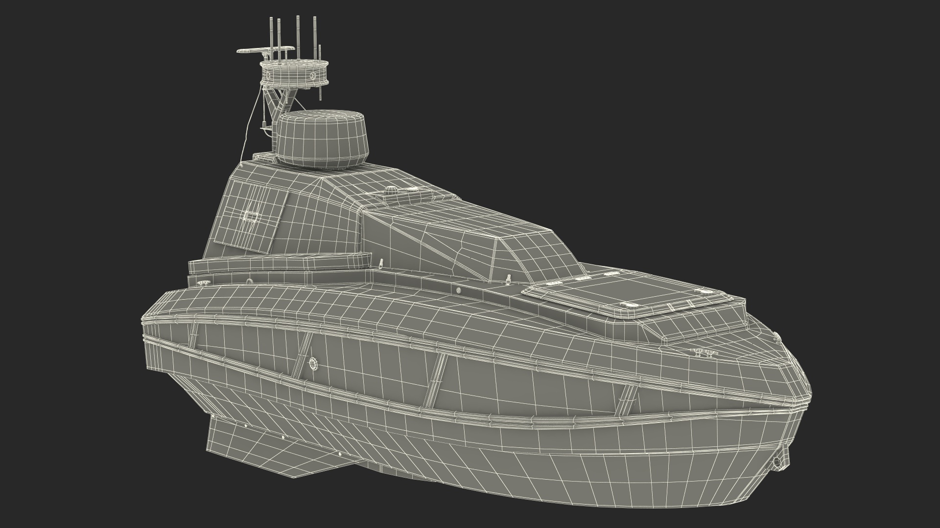 Unmanned Surface Vehicle 3D model