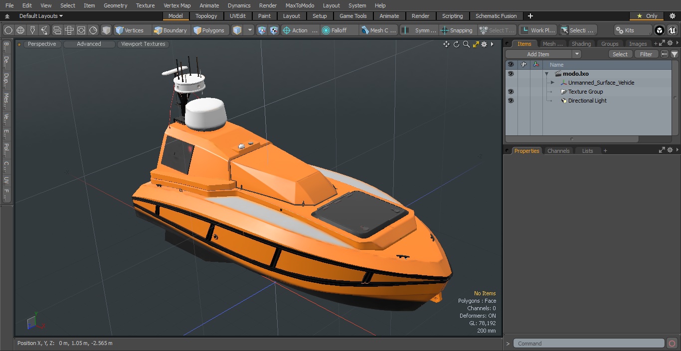 Unmanned Surface Vehicle 3D model