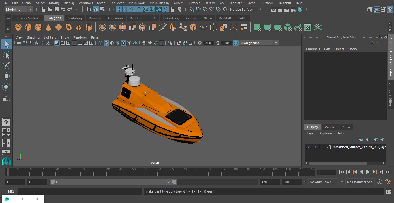 Unmanned Surface Vehicle 3D model