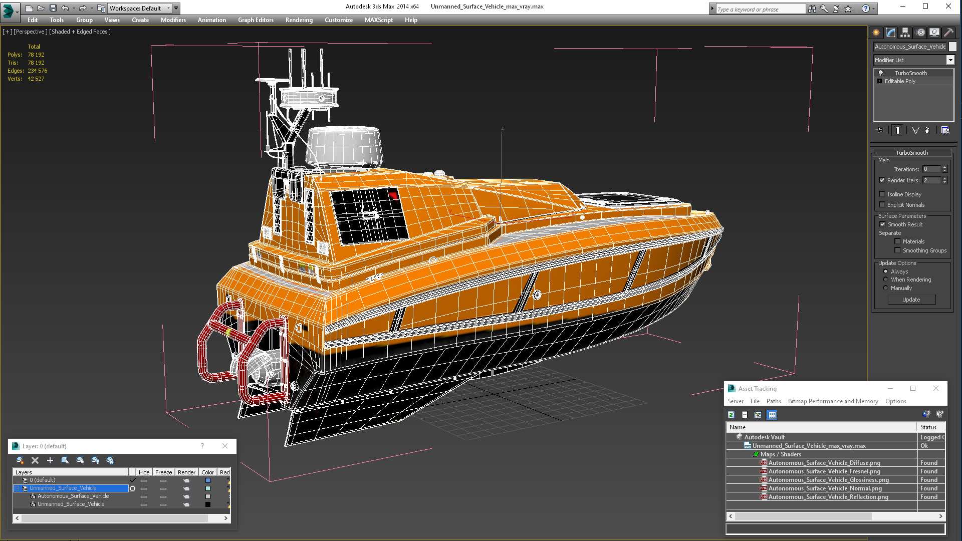 Unmanned Surface Vehicle 3D model