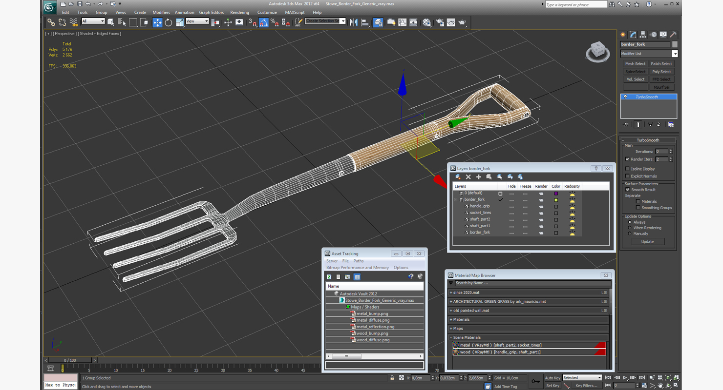 3D model Stowe Border Fork Generic
