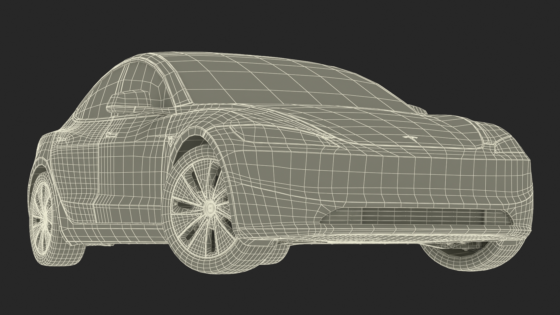 3D model Tesla Model 3 2024 White Rigged for Maya