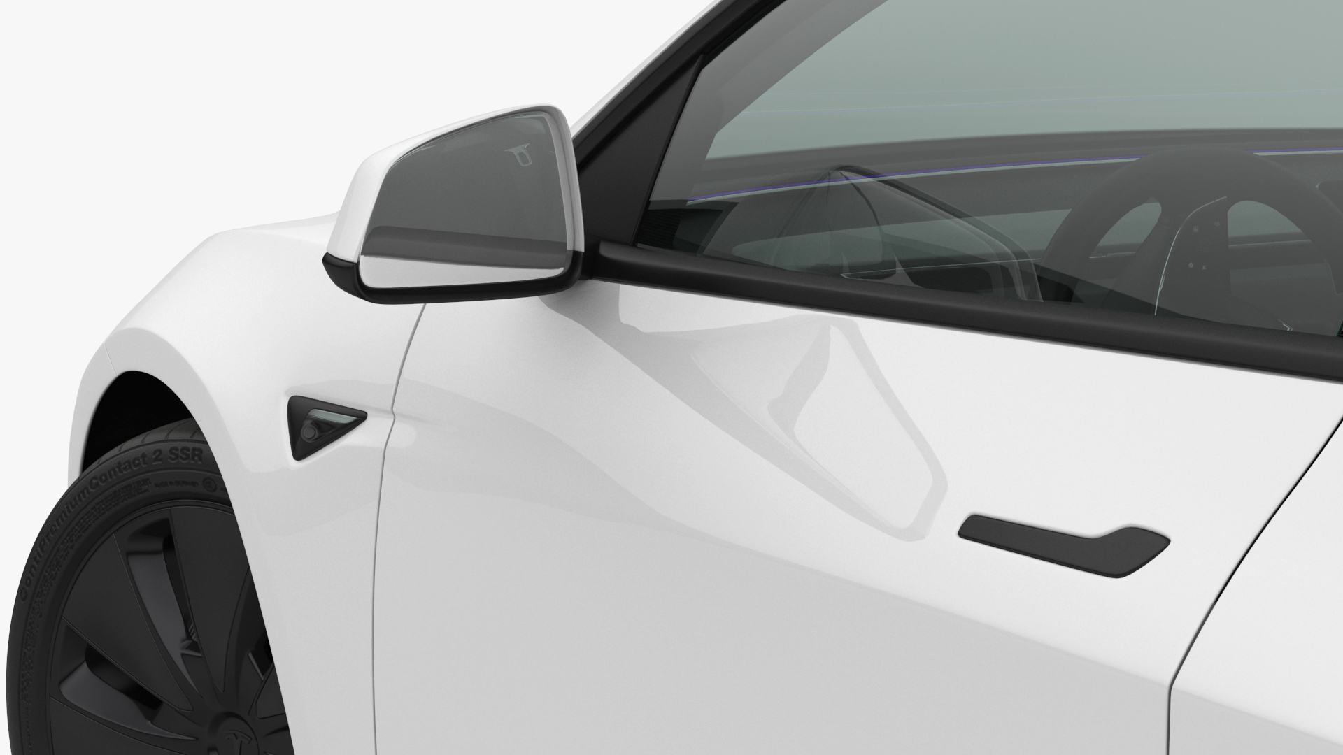 3D model Tesla Model 3 2024 White Rigged for Maya