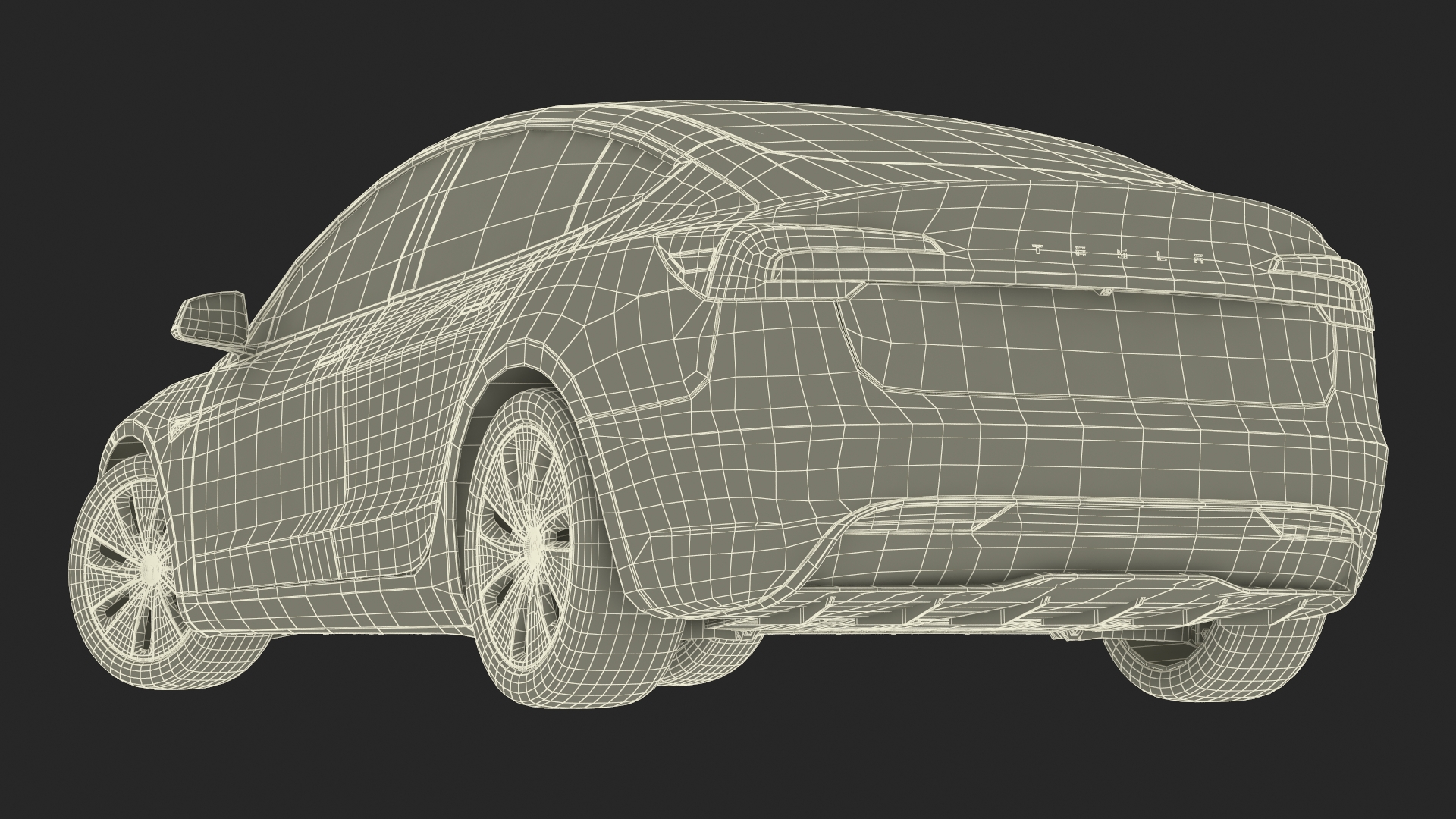 3D model Tesla Model 3 2024 White Rigged for Maya
