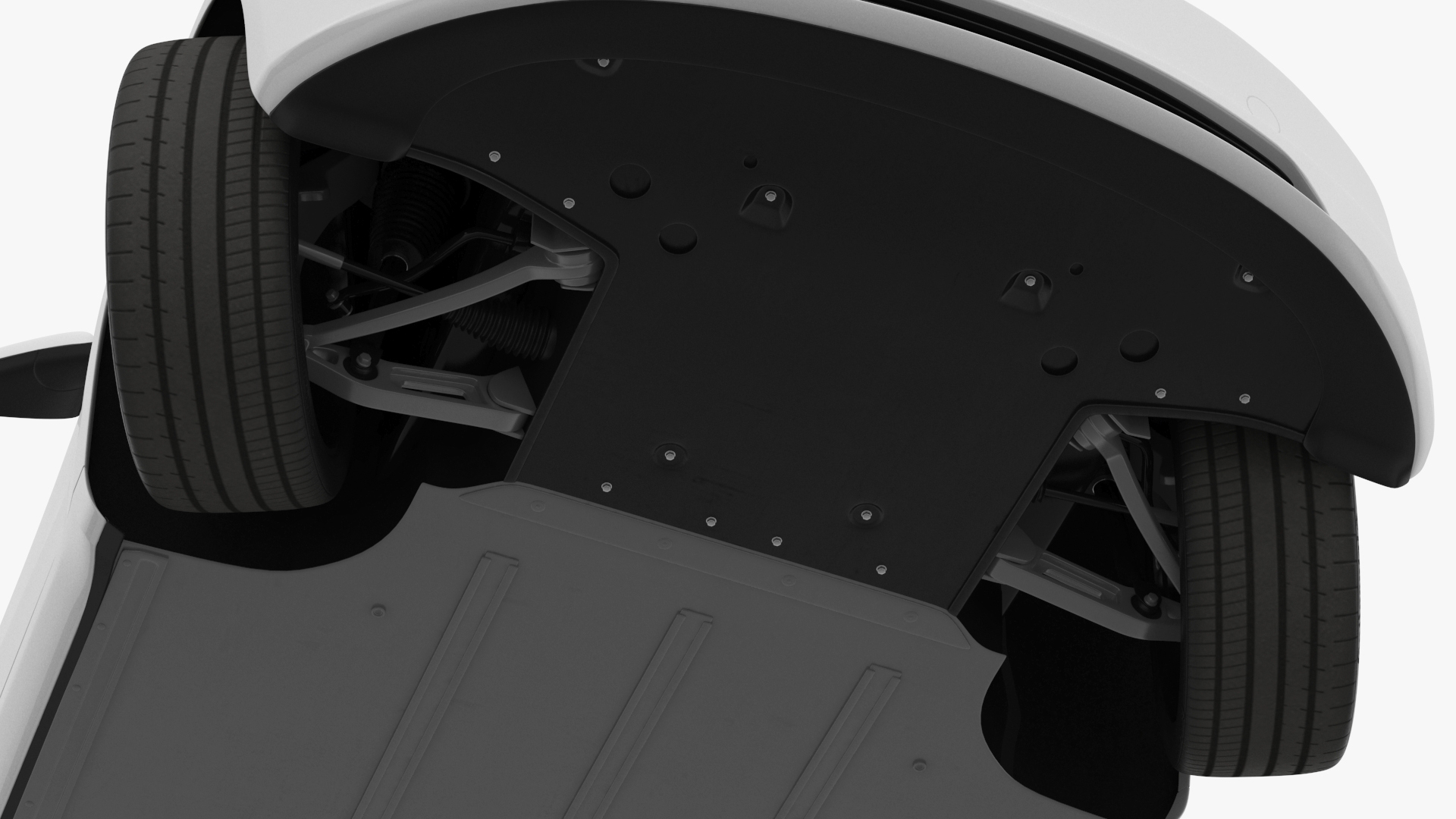 3D model Tesla Model 3 2024 White Rigged for Maya