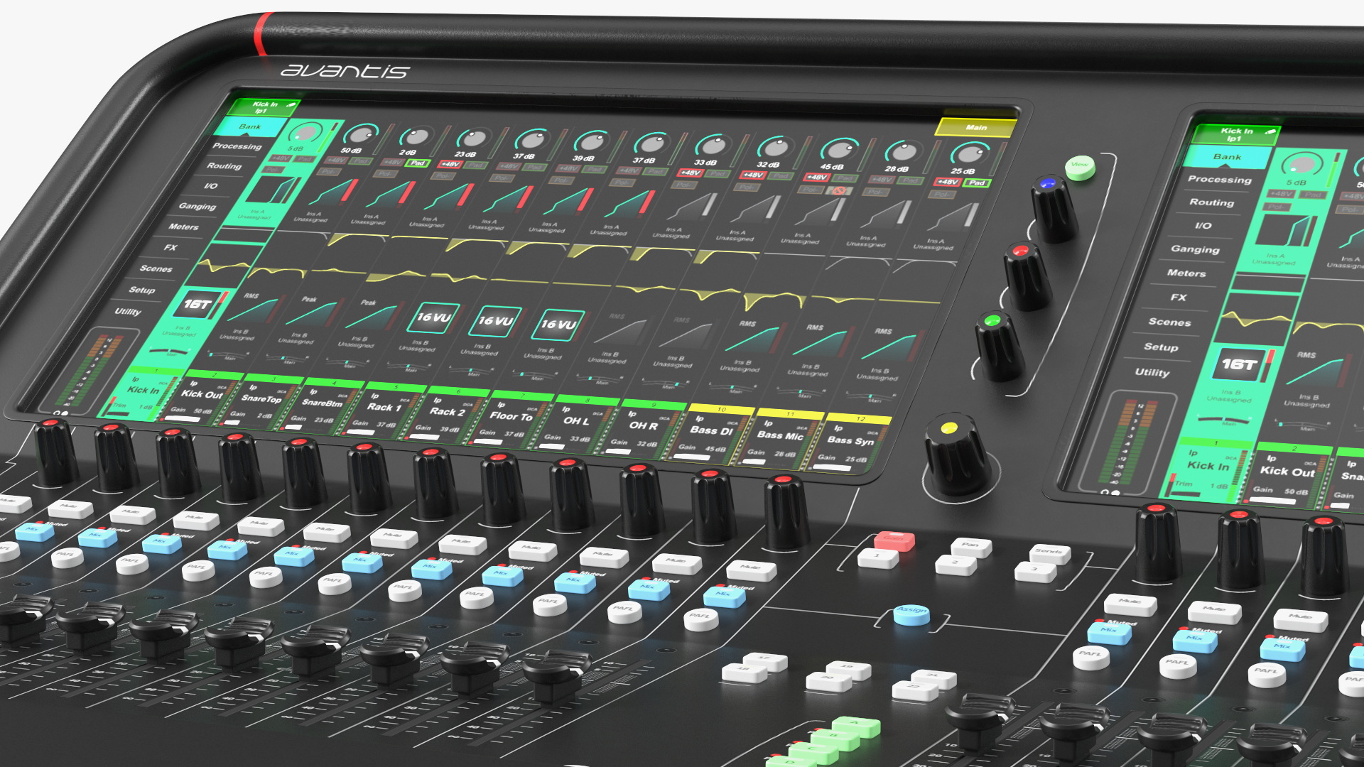Digital Mixing Console Allen and Heath AVANTIS On 3D model