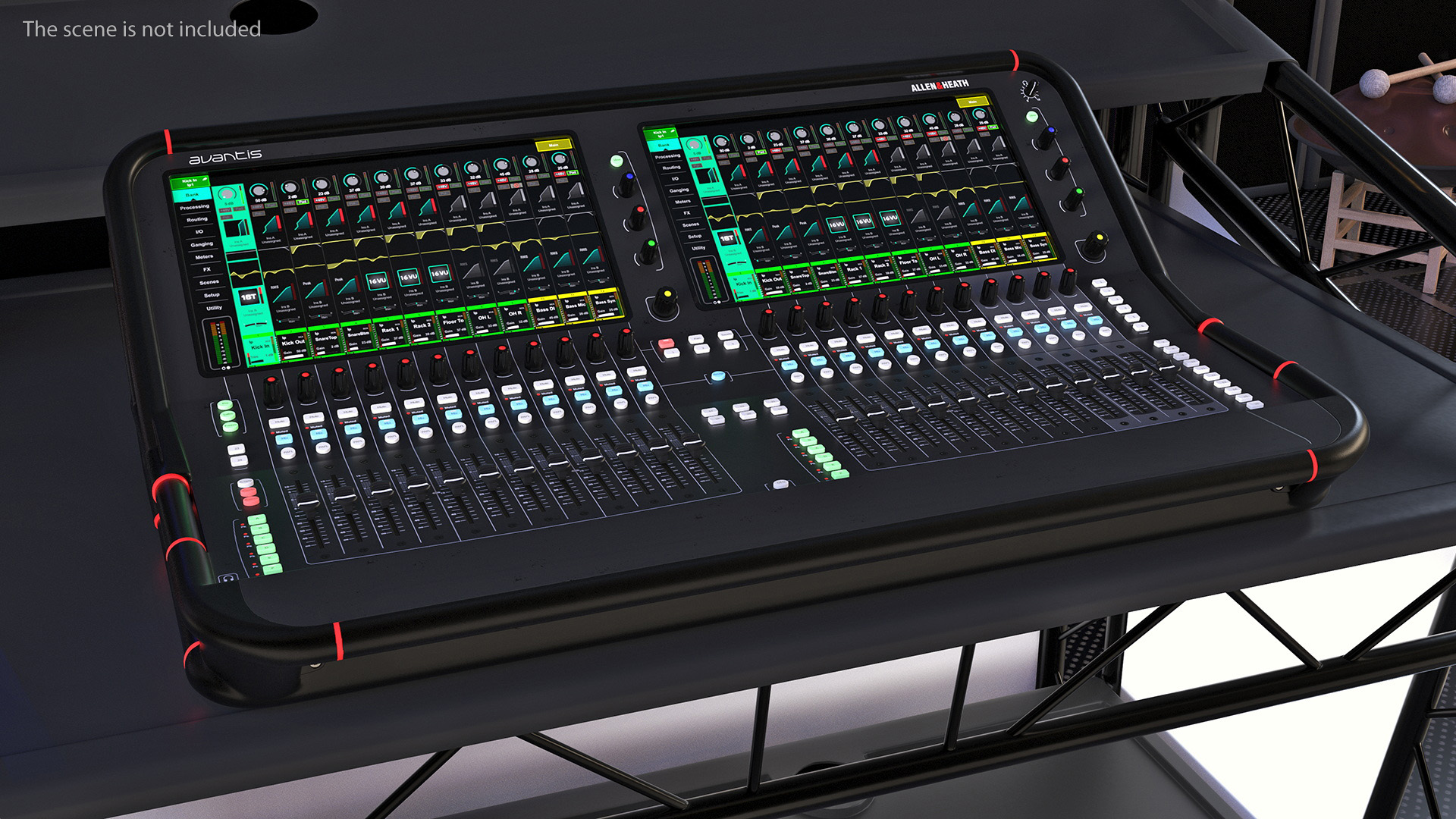 Digital Mixing Console Allen and Heath AVANTIS On 3D model