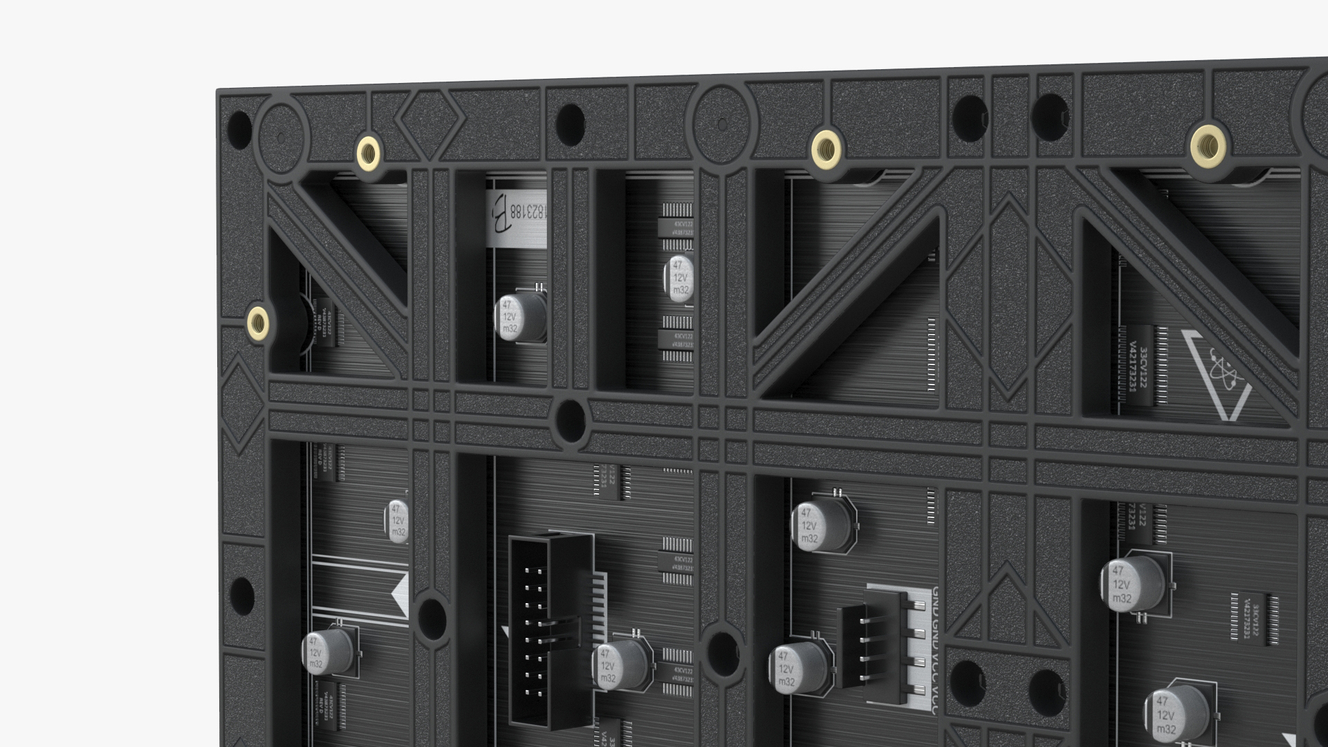 LED Screen Panel Lights Off 3D