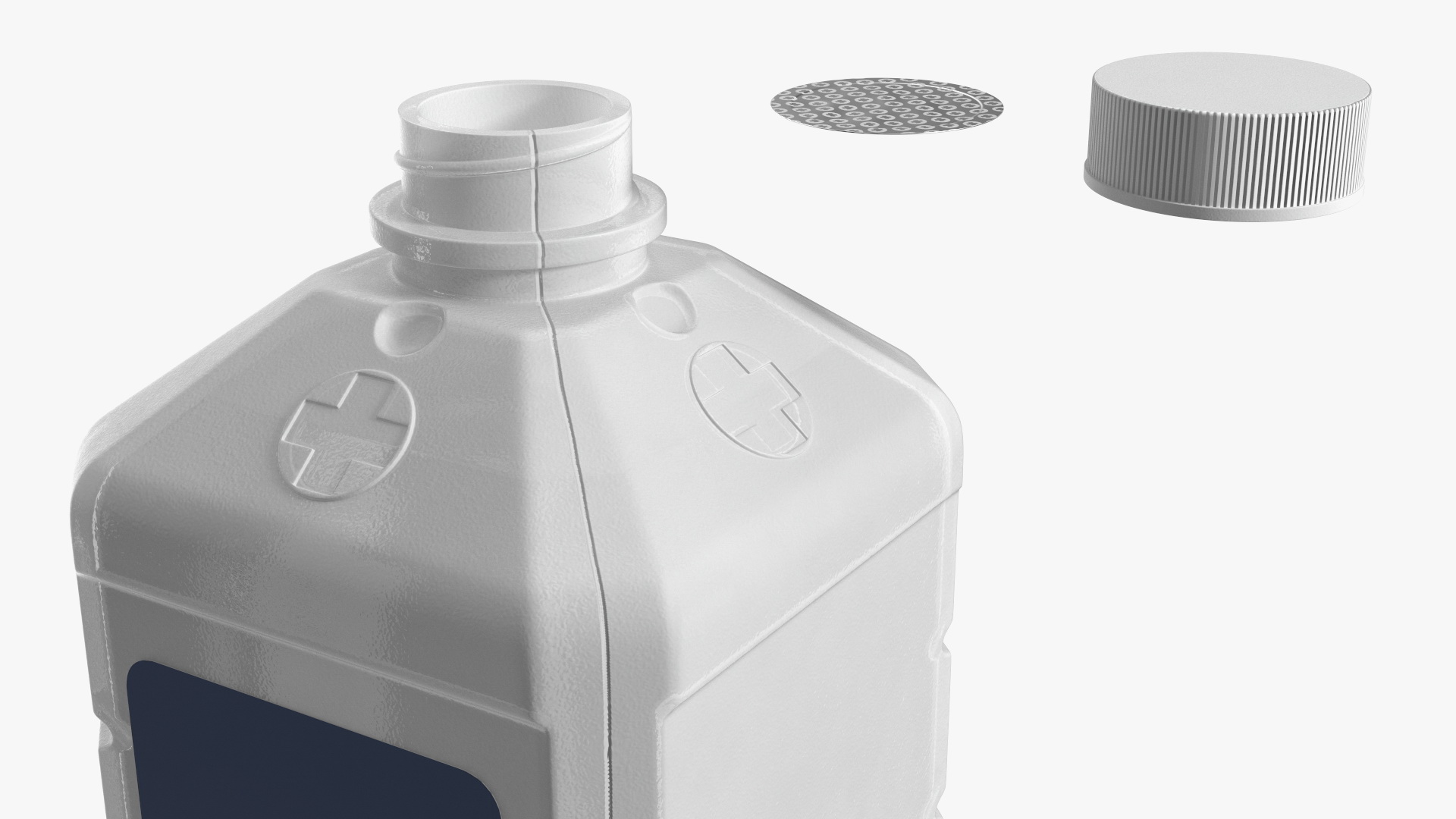 3D model Plastic Medicine Bottle Isopropyl Alcohol 32 Fl Oz