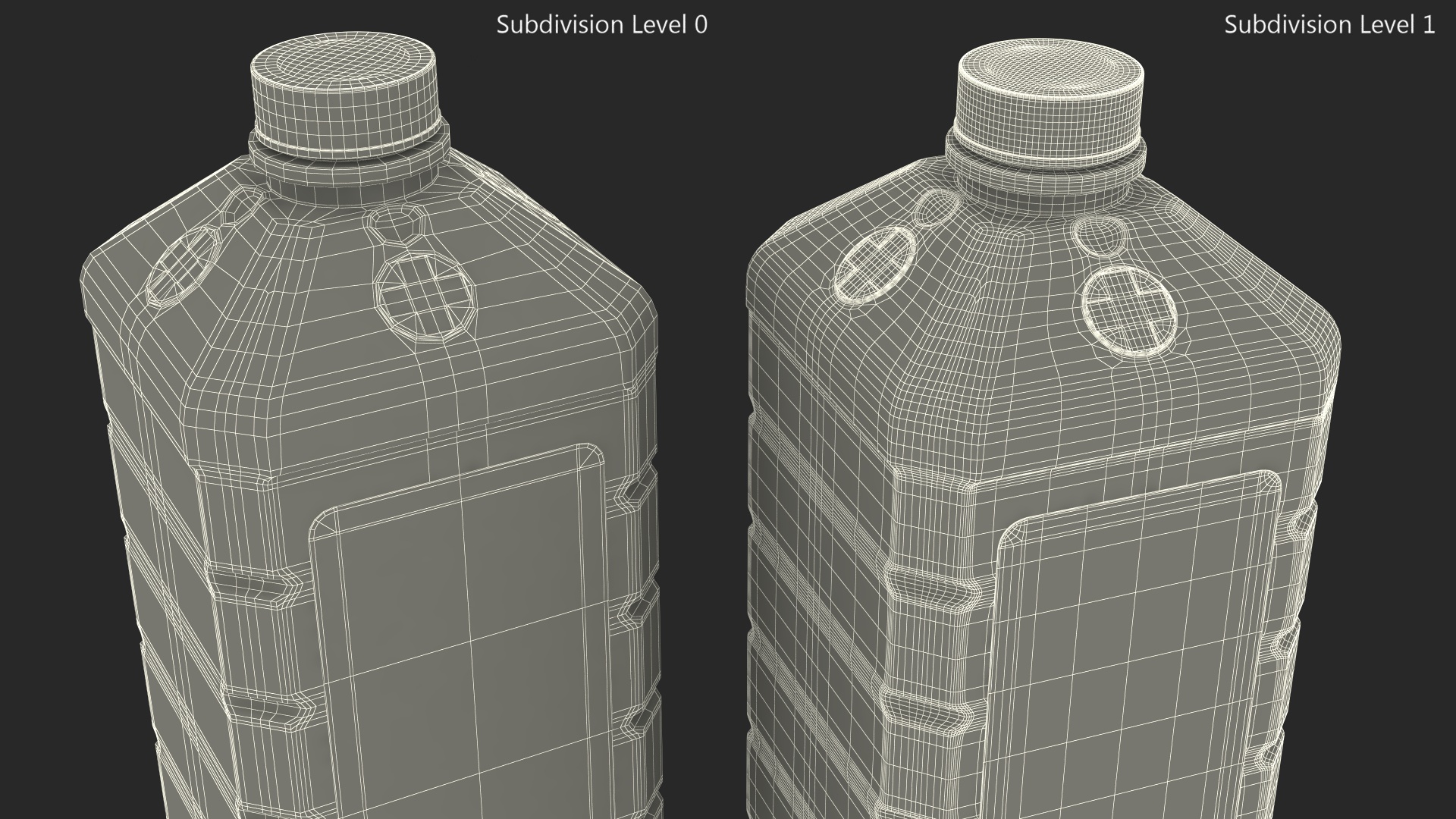 3D model Plastic Medicine Bottle Isopropyl Alcohol 32 Fl Oz