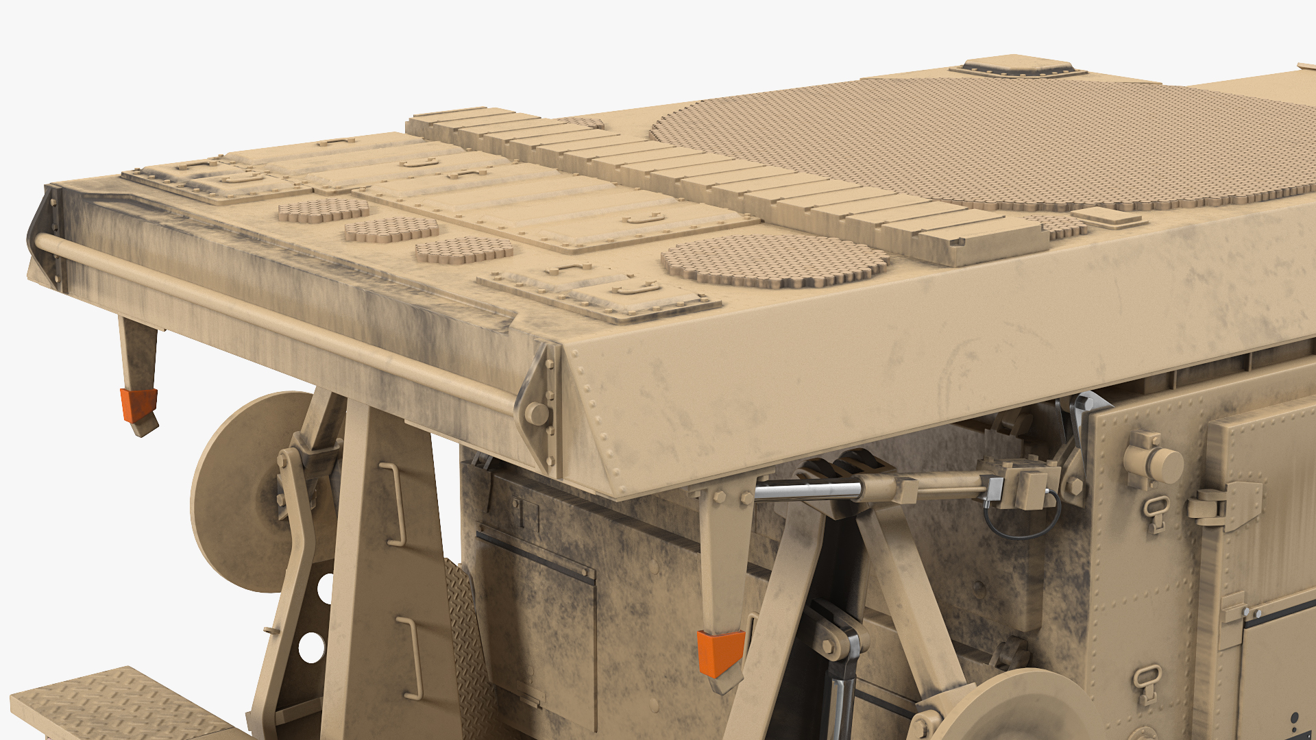 3D Patriot AN MPQ53 Radar Set Rigged model