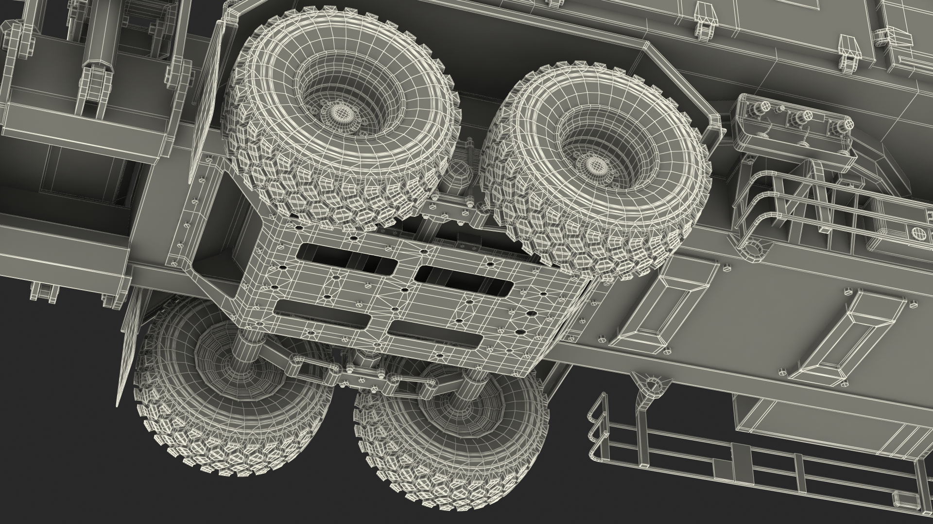 3D Patriot AN MPQ53 Radar Set Rigged model
