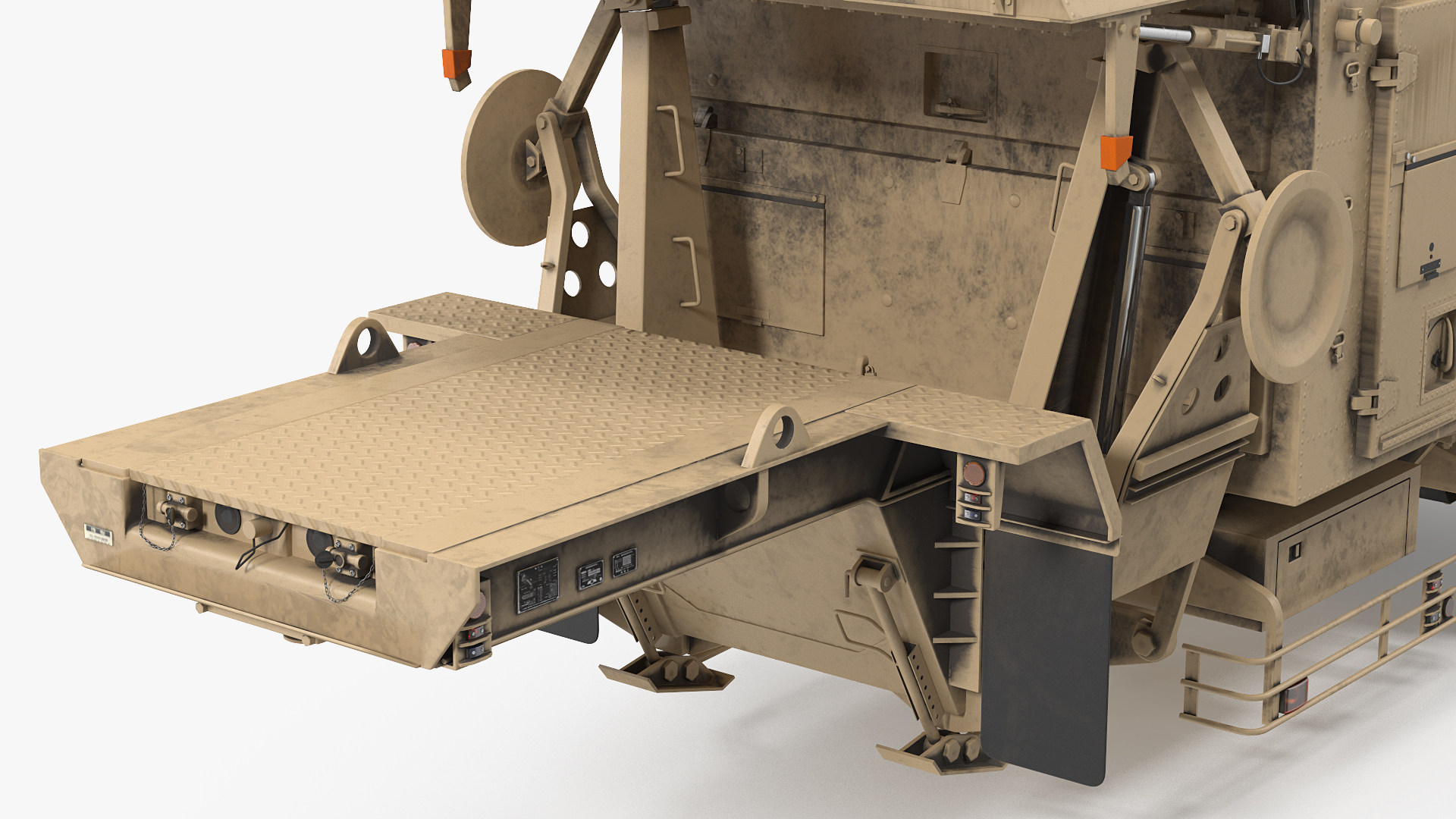 3D Patriot AN MPQ53 Radar Set Rigged model