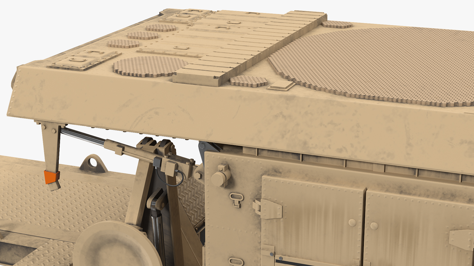 3D Patriot AN MPQ53 Radar Set Rigged model