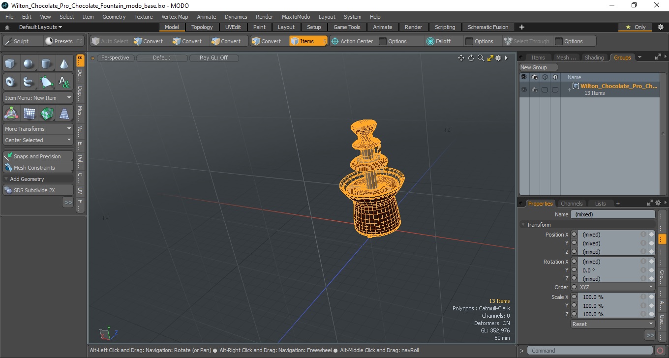 Wilton Chocolate Pro Chocolate Fountain 3D model