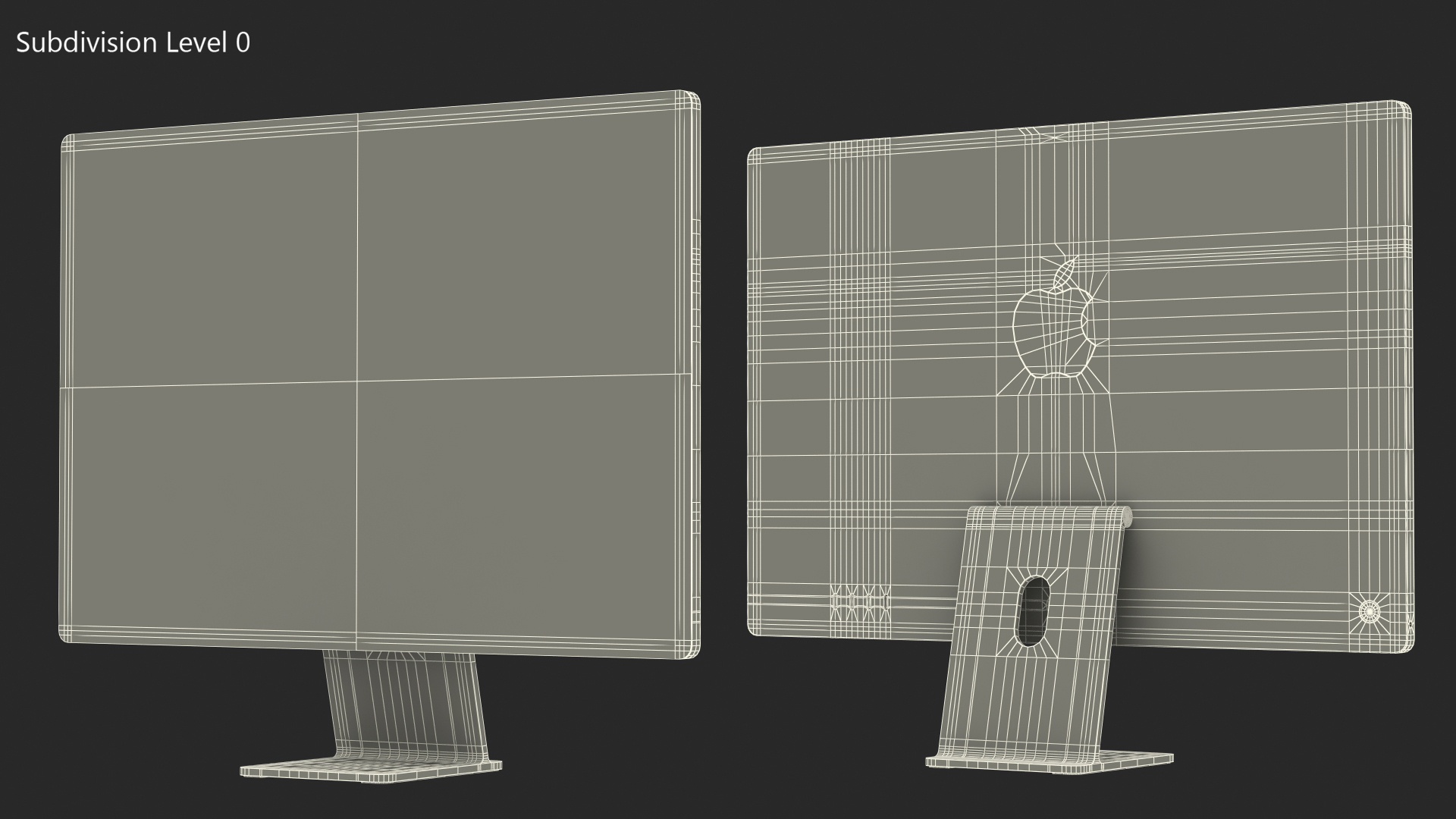 Apple iMac 2021 Silver 3D