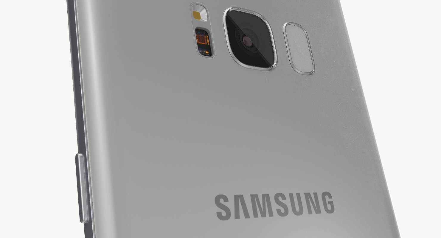 3D Samsung Galaxy S8 Arctic Silver