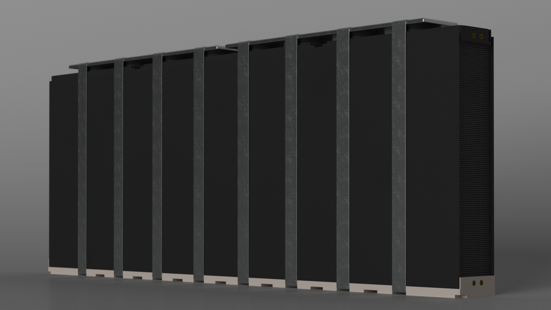 3D Large Hydrogen Fuel Cell Stack 21 kW