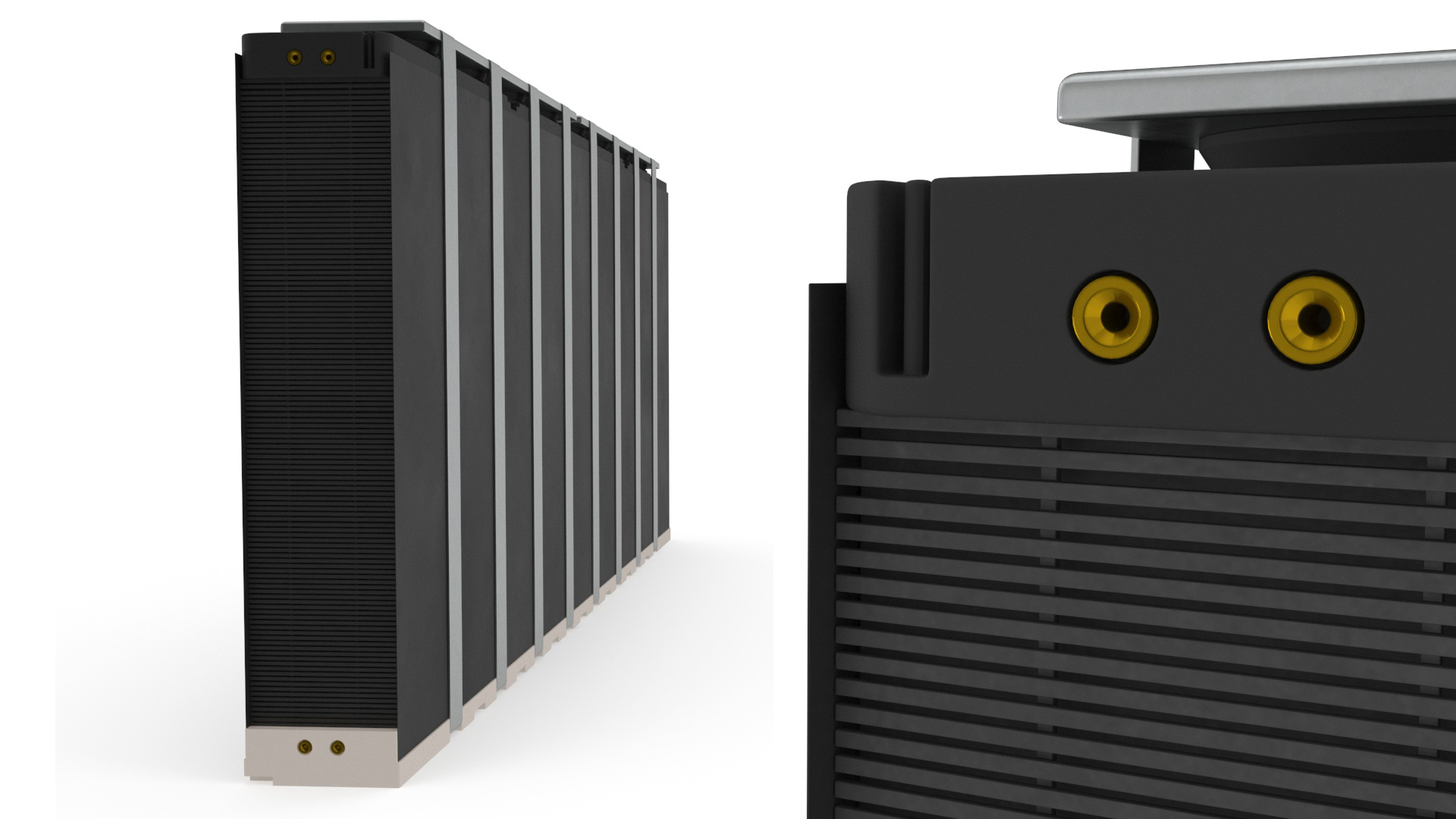 3D Large Hydrogen Fuel Cell Stack 21 kW