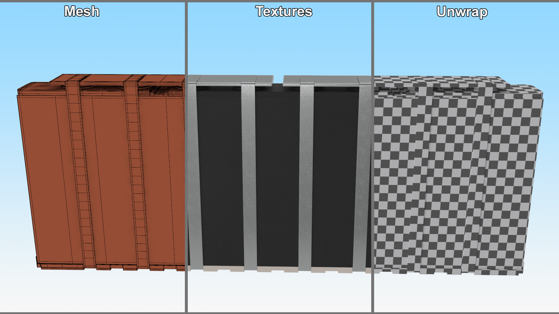 3D Large Hydrogen Fuel Cell Stack 21 kW