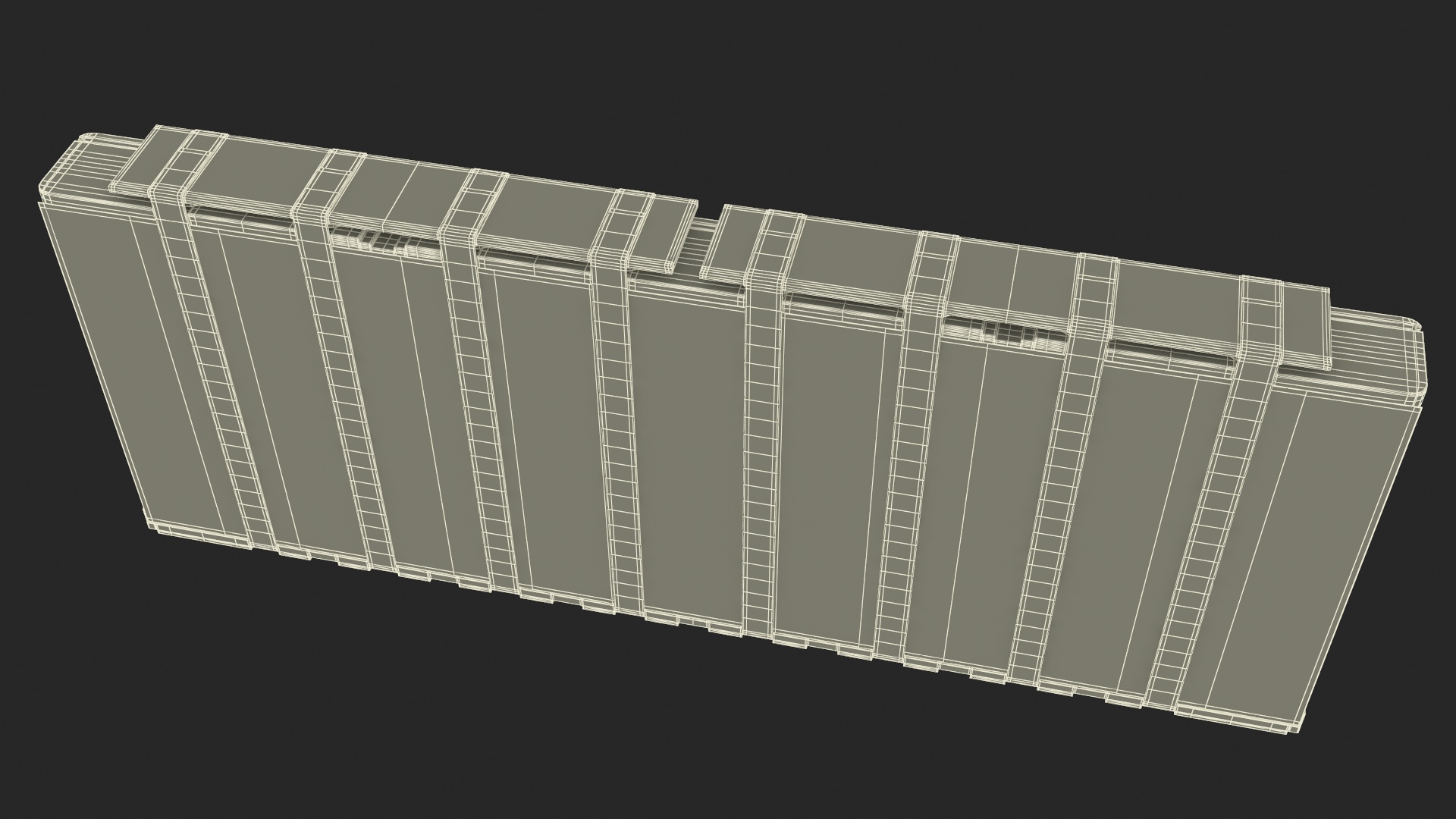 3D Large Hydrogen Fuel Cell Stack 21 kW