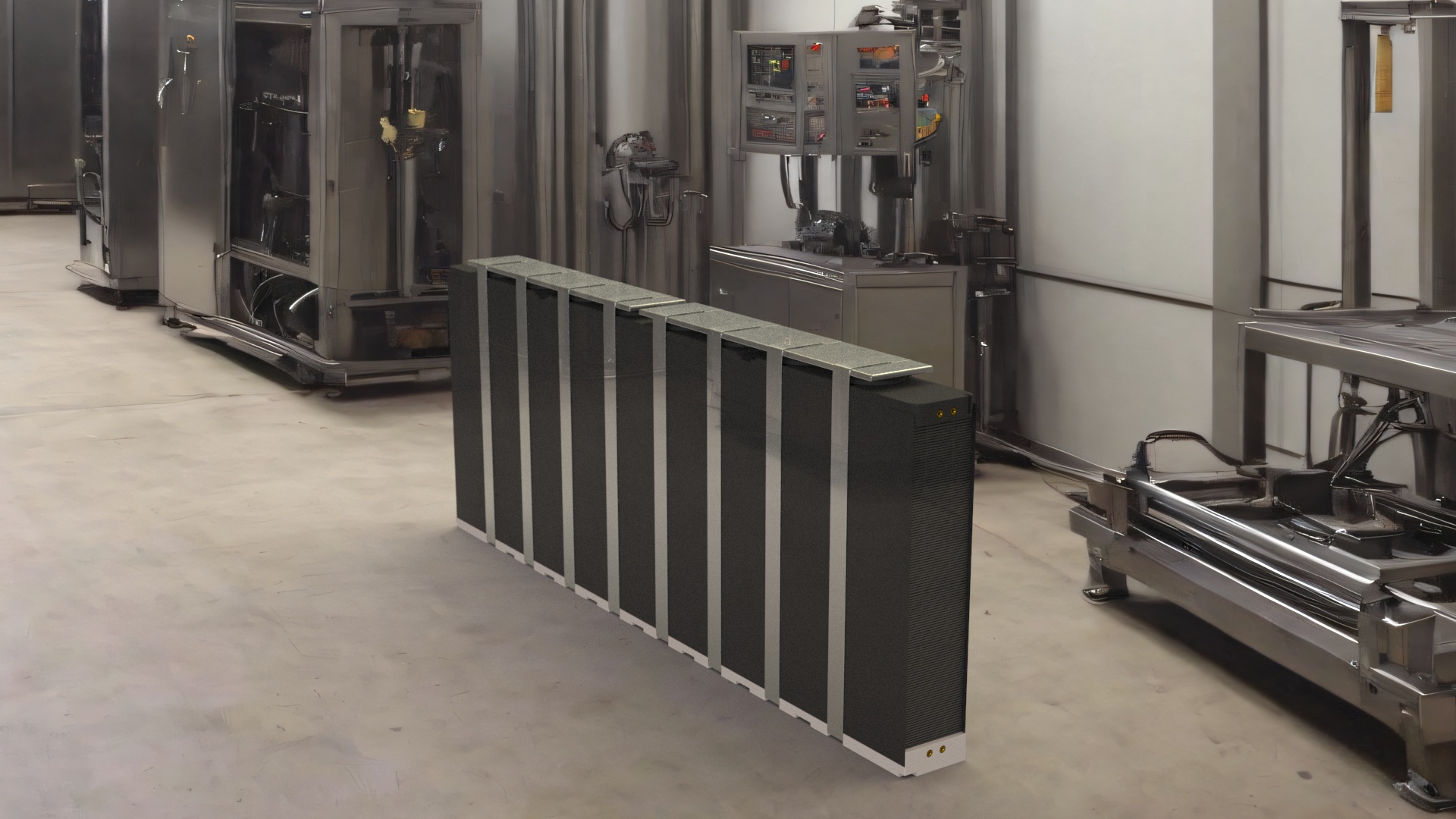 3D Large Hydrogen Fuel Cell Stack 21 kW