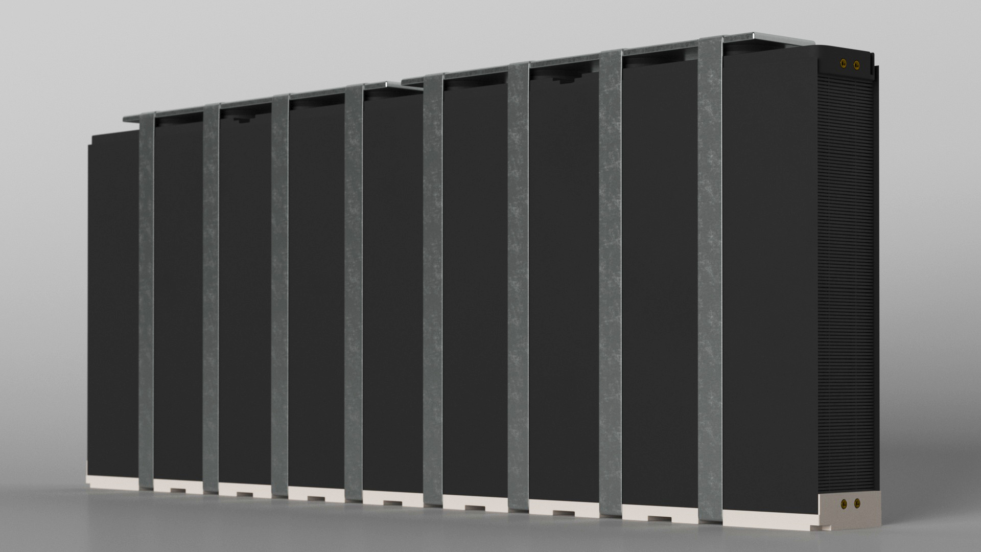 3D Large Hydrogen Fuel Cell Stack 21 kW