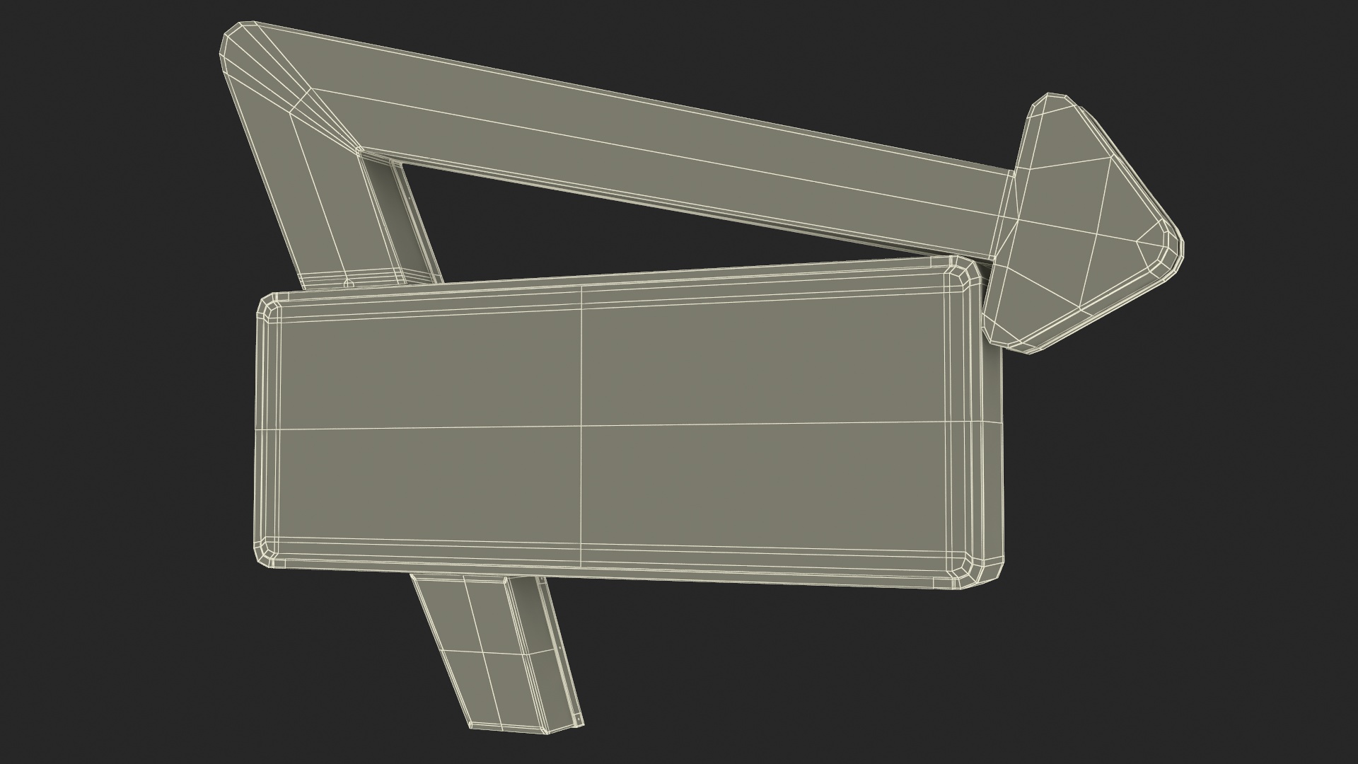 3D model In N Out Burger Sign