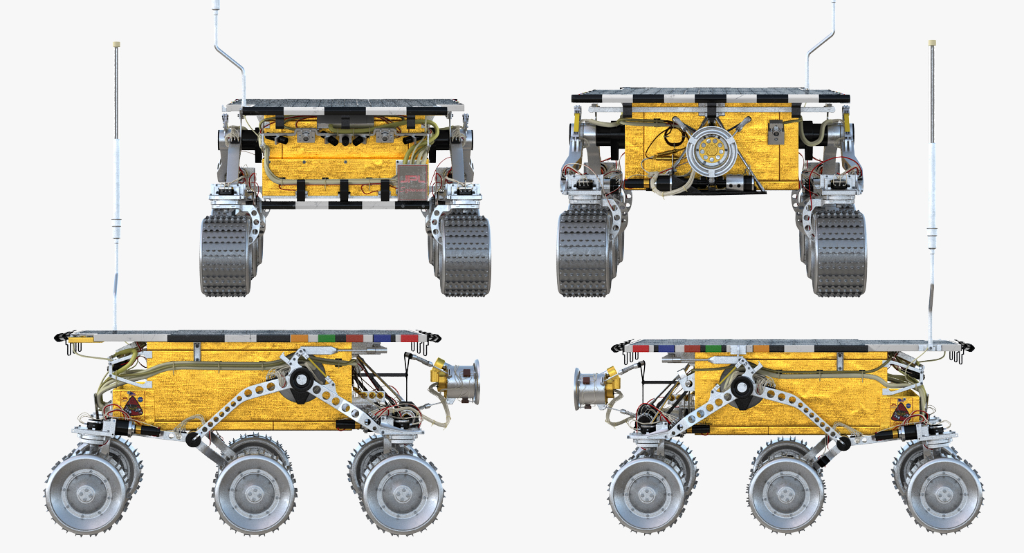 3D model Mars Rover Sojourner