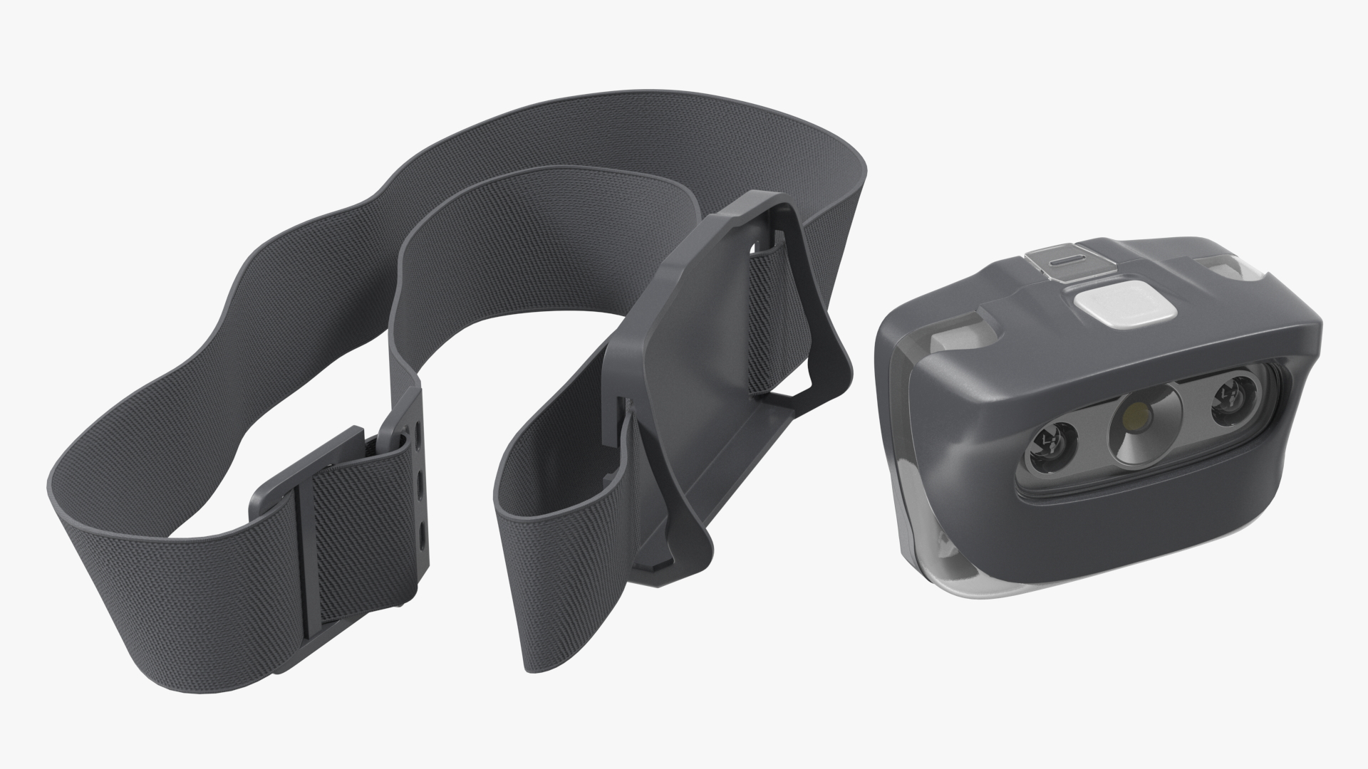 3D LED Head Lamp Grey model