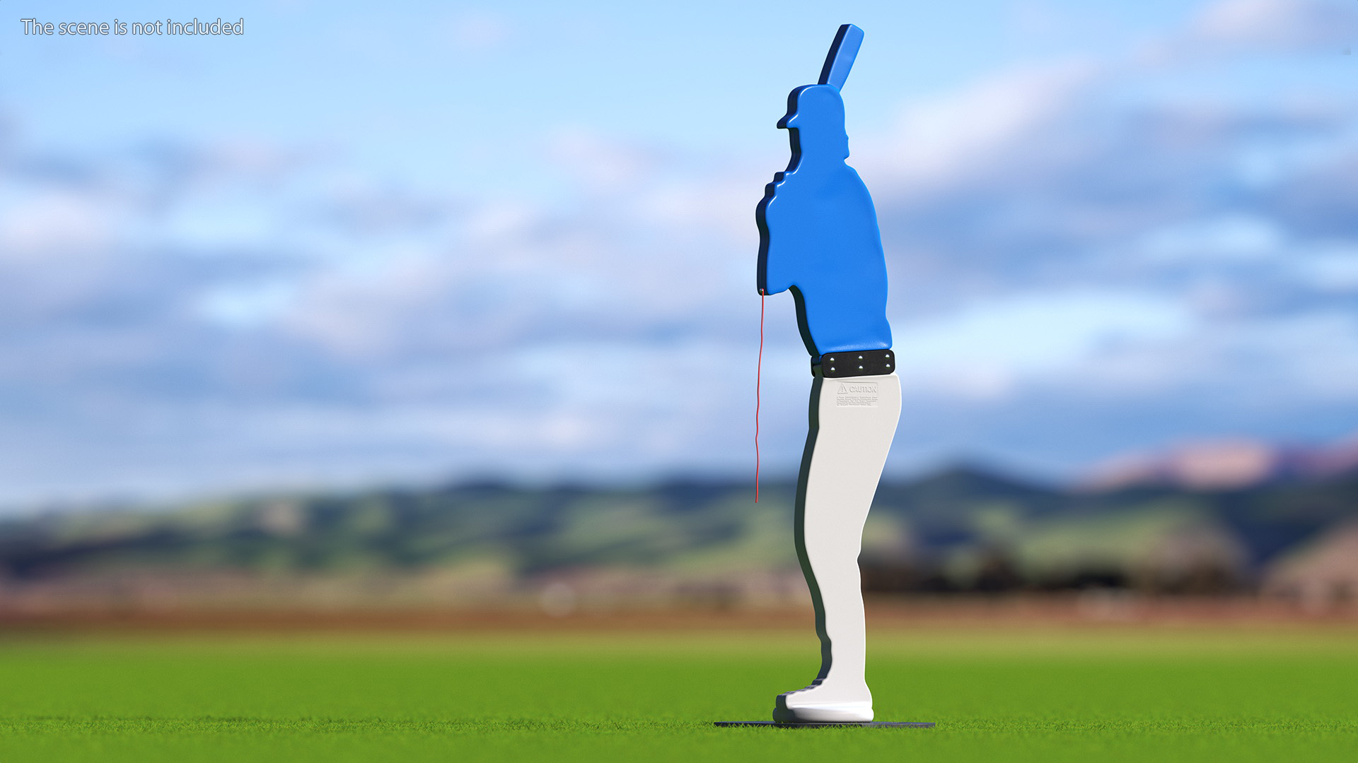 3D Baseball Pitching Dummy model