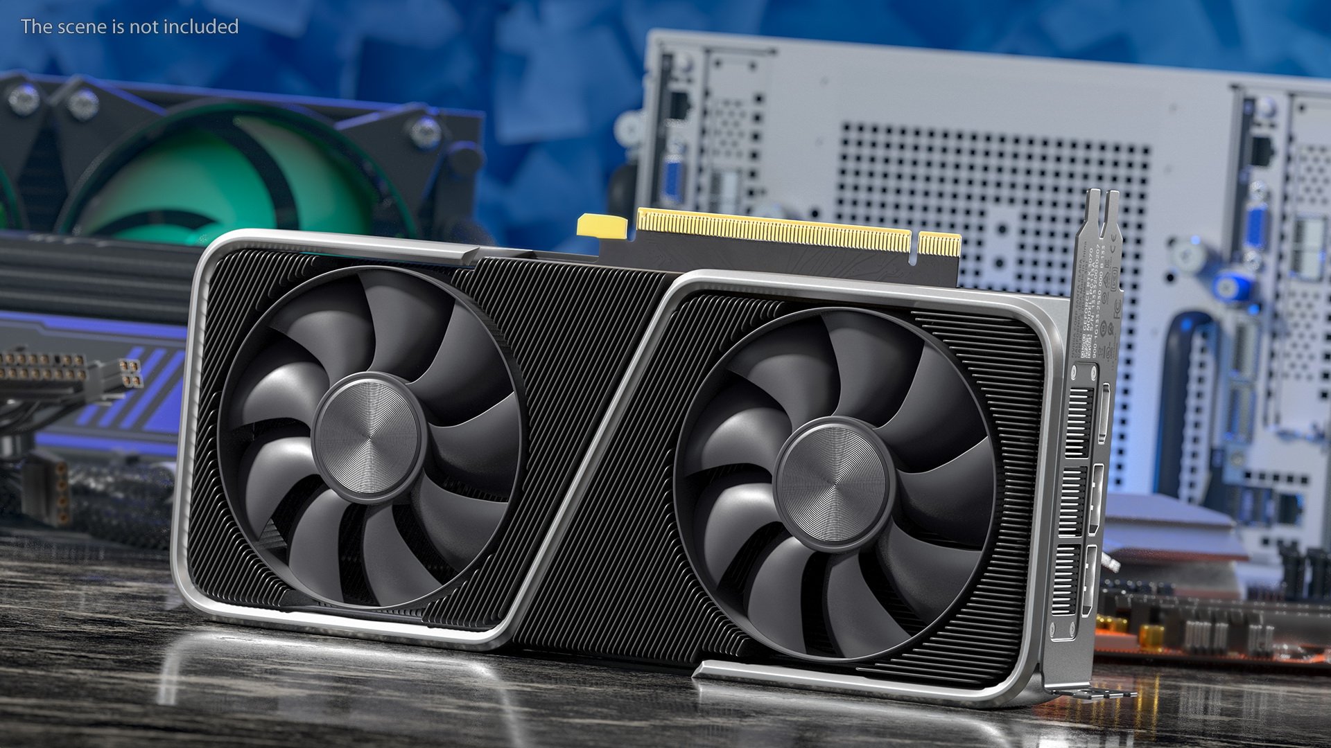 3D model Nvidia GeForce RTX 3070 Founders Edition