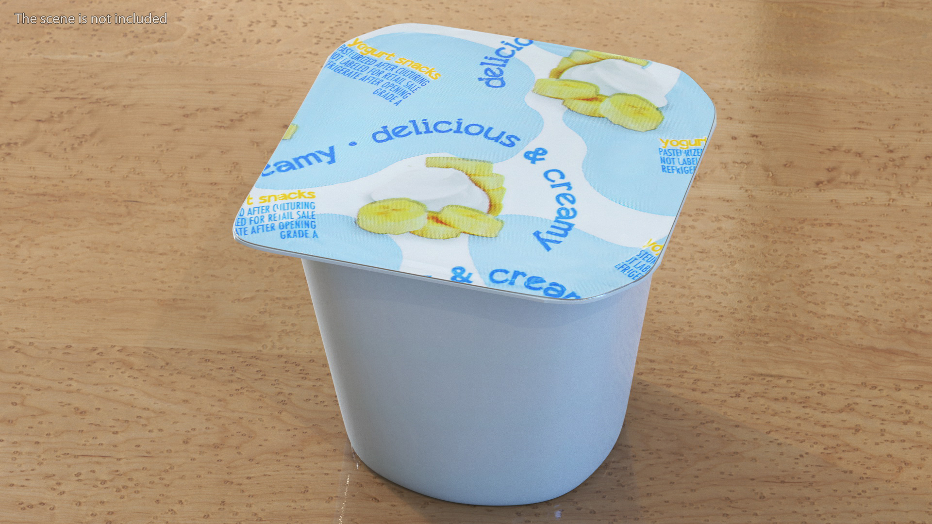 3D model Banana Yogurt Gerber