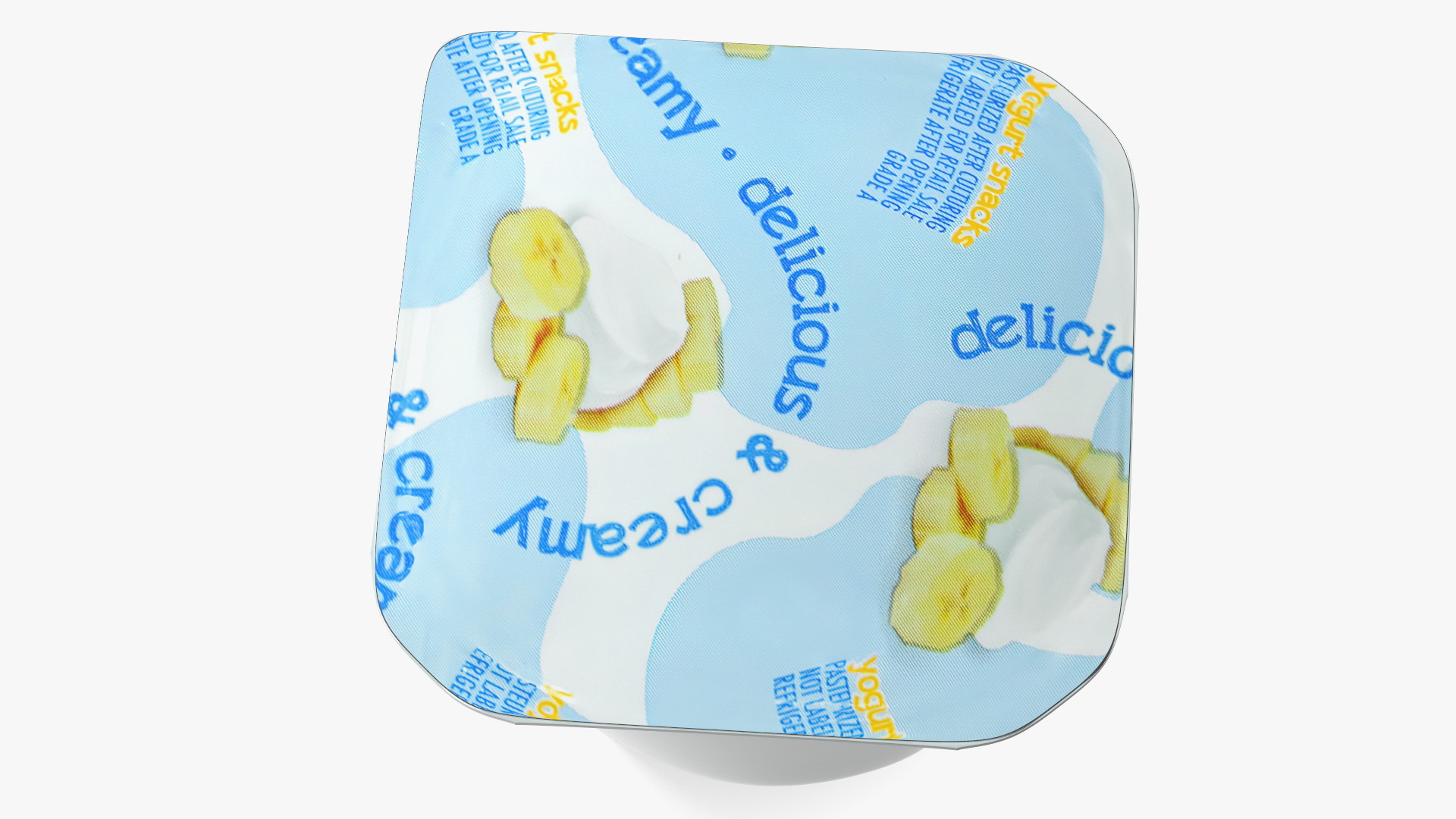 3D model Banana Yogurt Gerber