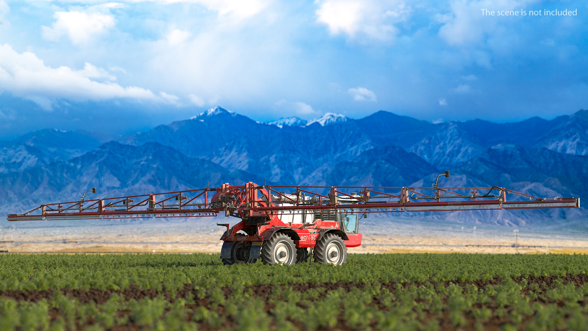 Agrifac Condor 5 Self Propelled Crop Sprayer Dirty Rigged 3D