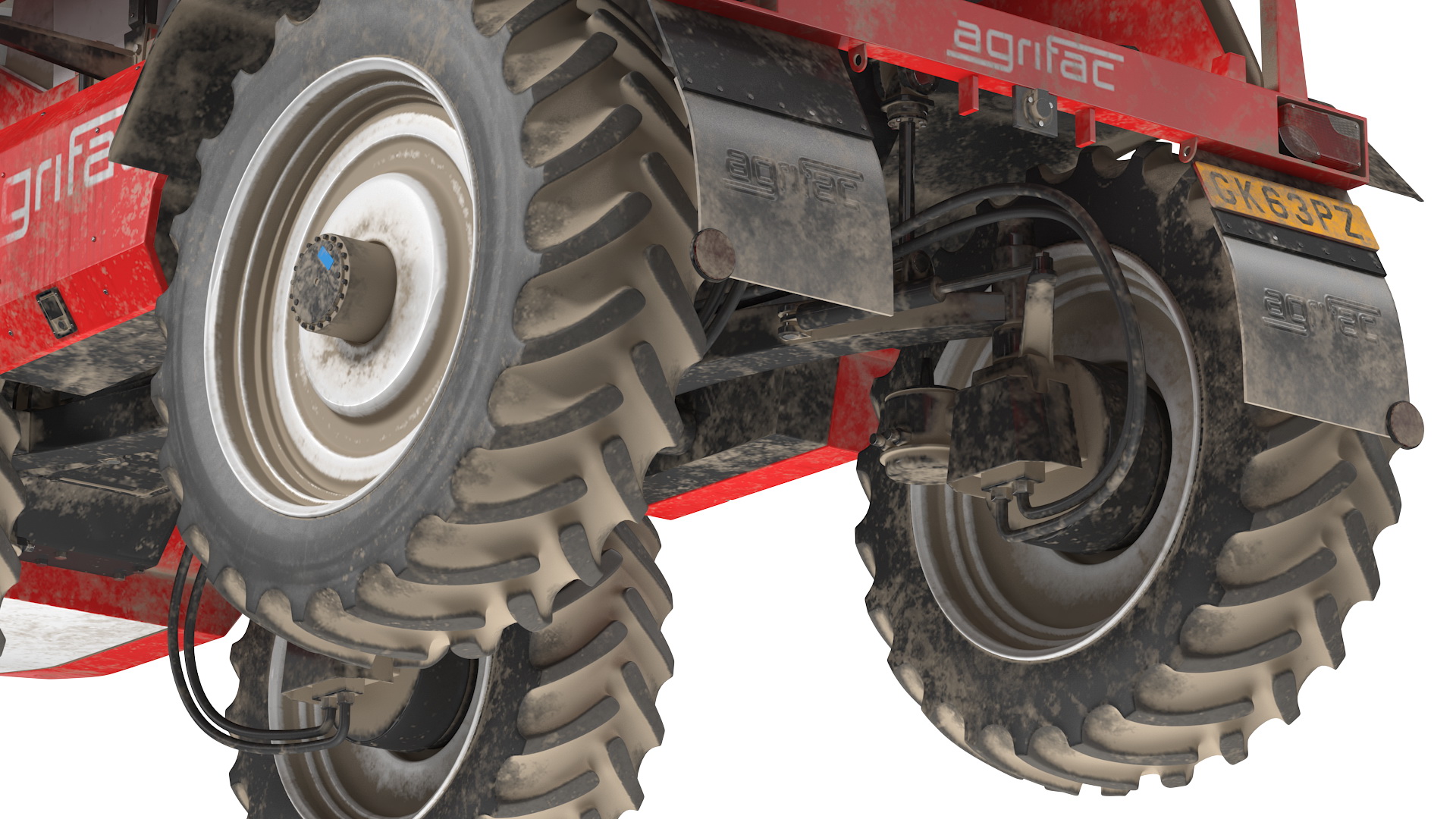 Agrifac Condor 5 Self Propelled Crop Sprayer Dirty Rigged 3D
