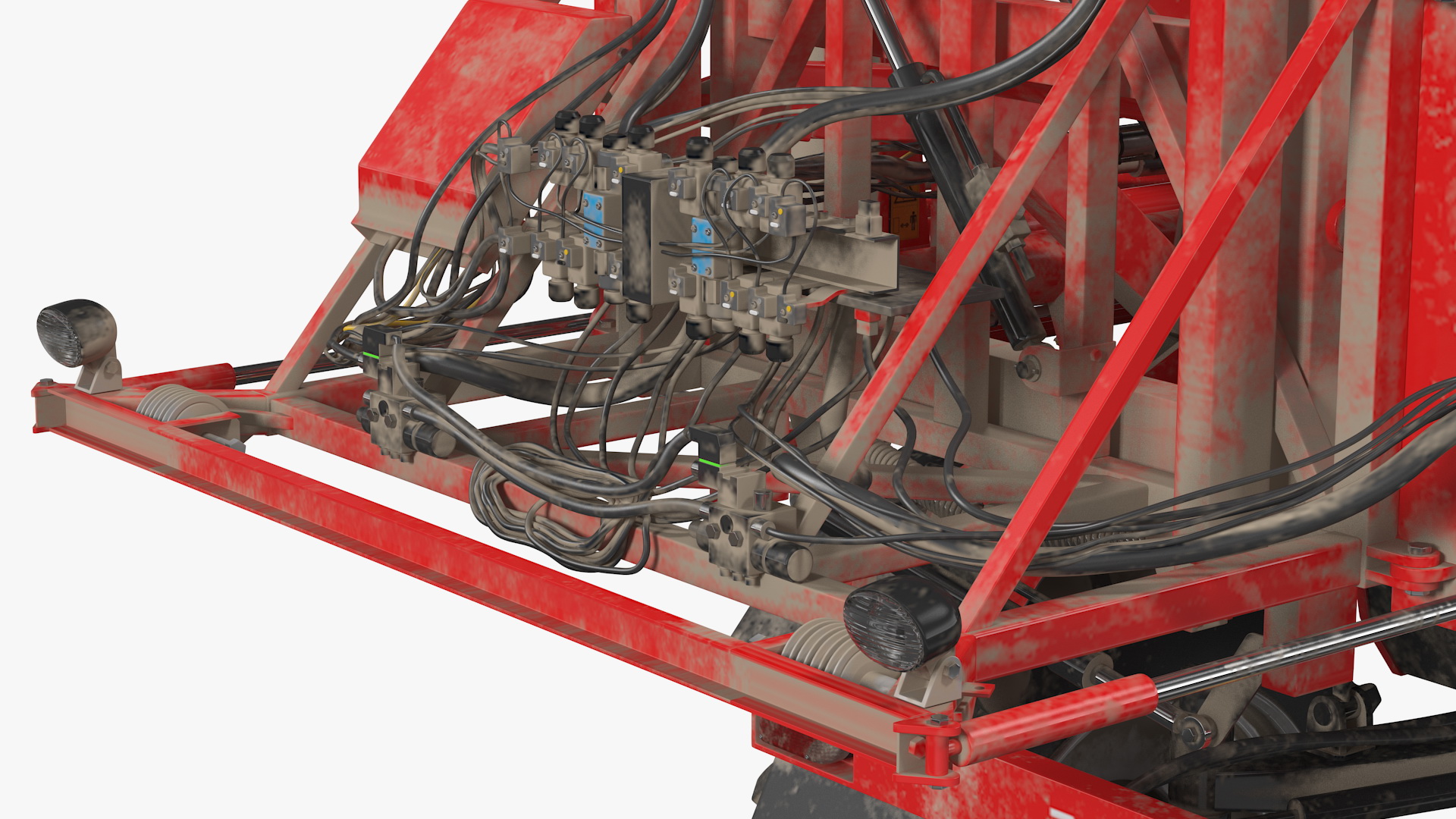 Agrifac Condor 5 Self Propelled Crop Sprayer Dirty Rigged 3D