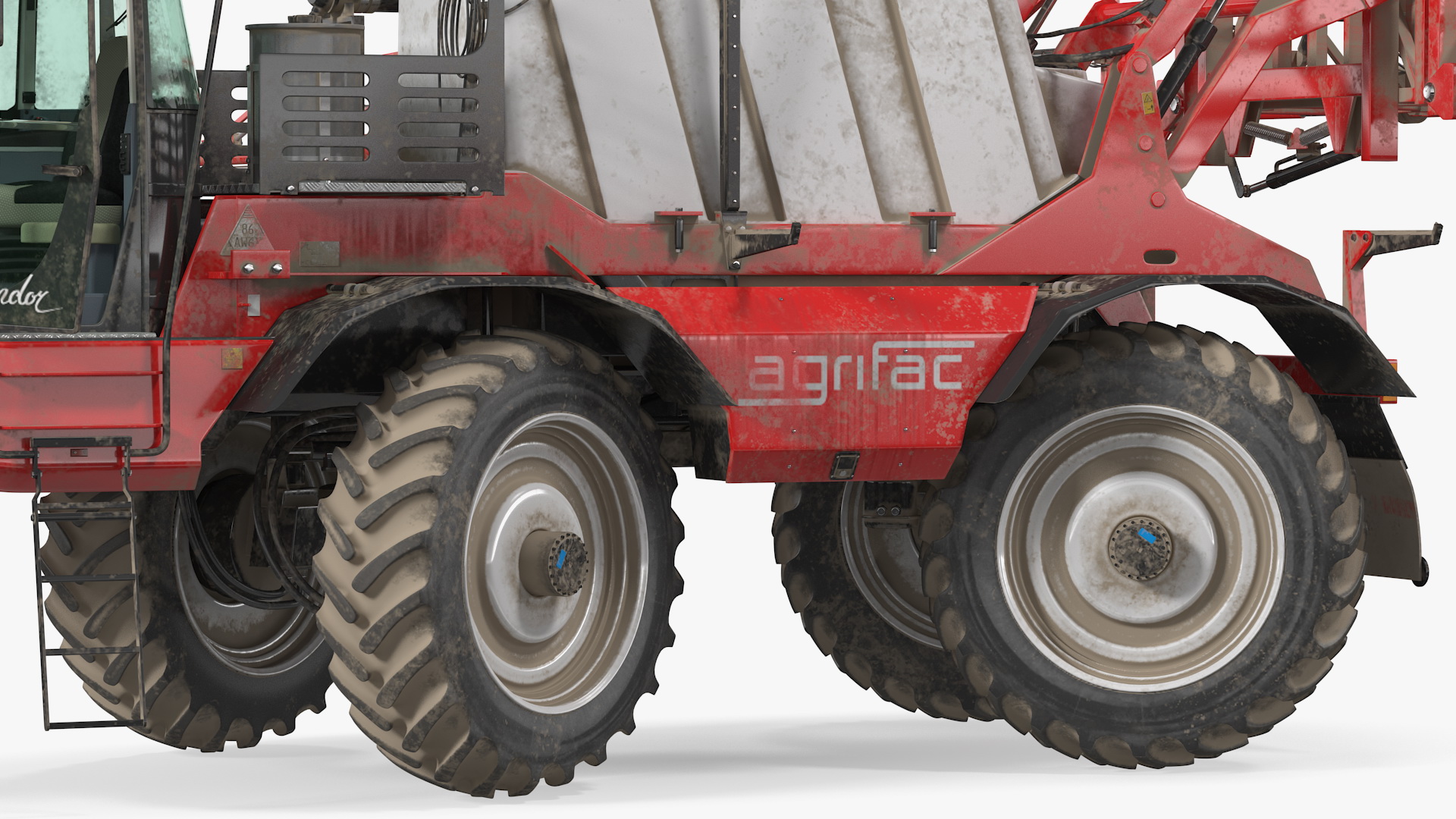 Agrifac Condor 5 Self Propelled Crop Sprayer Dirty Rigged 3D