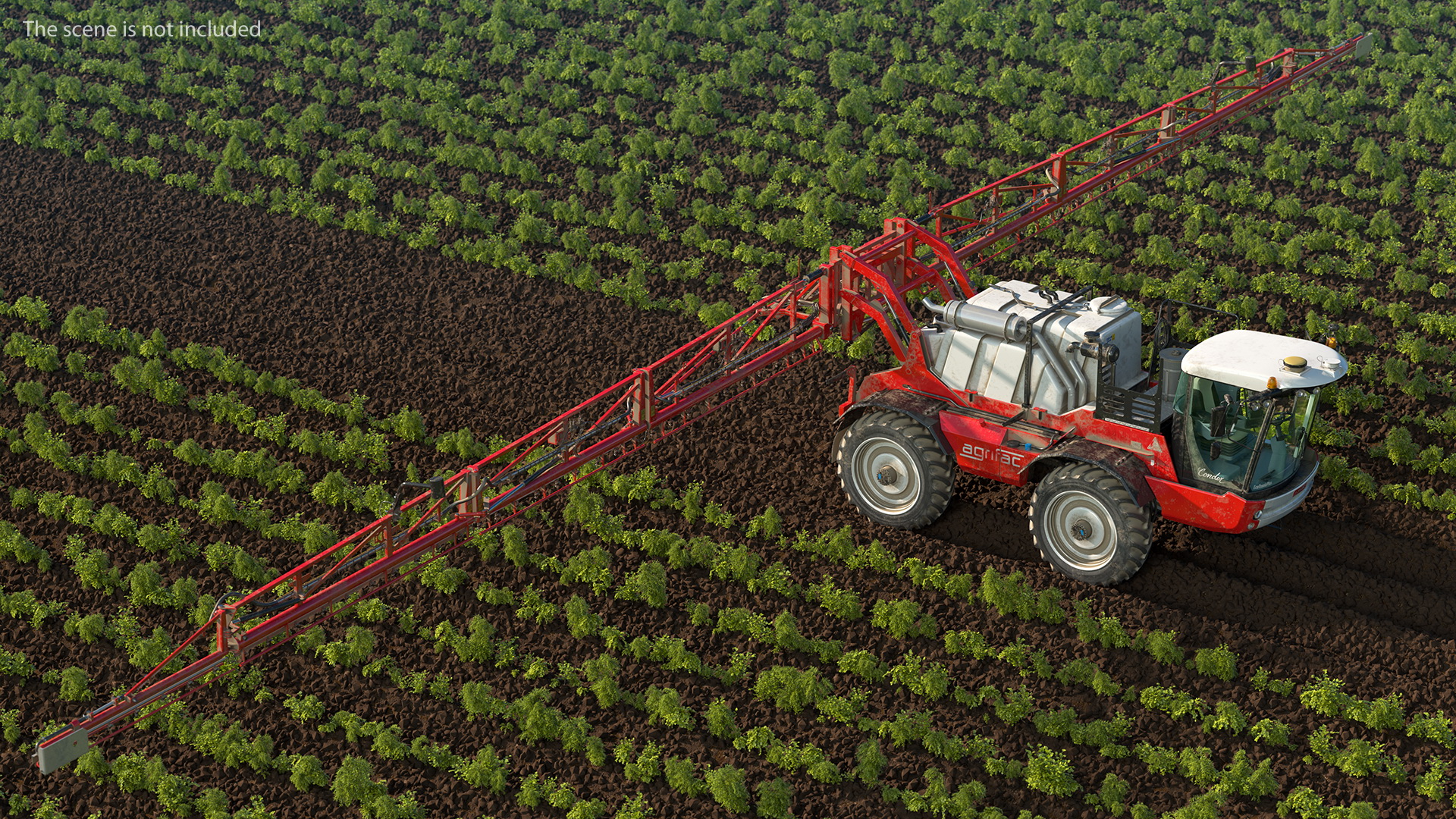 Agrifac Condor 5 Self Propelled Crop Sprayer Dirty Rigged 3D